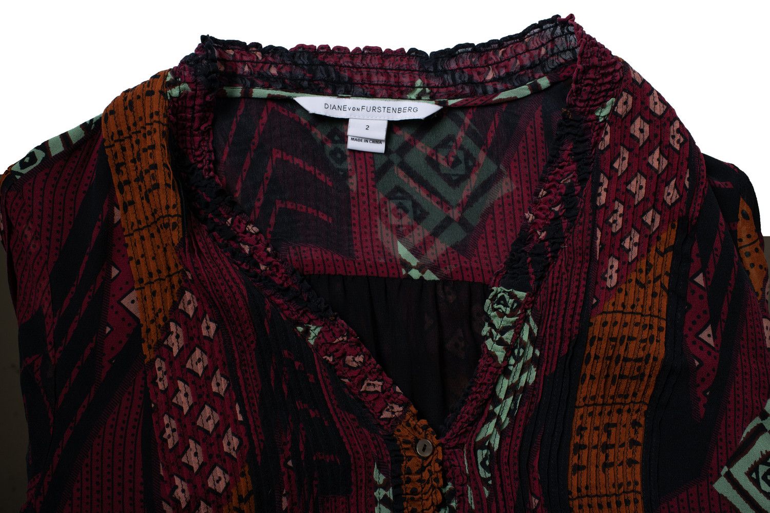 Diane von Furstenberg Diane Von Furstenberg, African printed dress Size M / US 6-8 / IT 42-44 - 7 Thumbnail