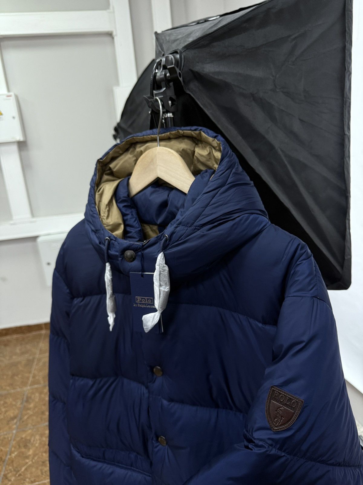 Polo Ralph Lauren 🇺🇸❗️NEW Ralph Lauren Hooded Down Puffer OWR 8/15 NAVY RAINER J Size US XXL / EU 58 / 5 - 1 Thumbnail