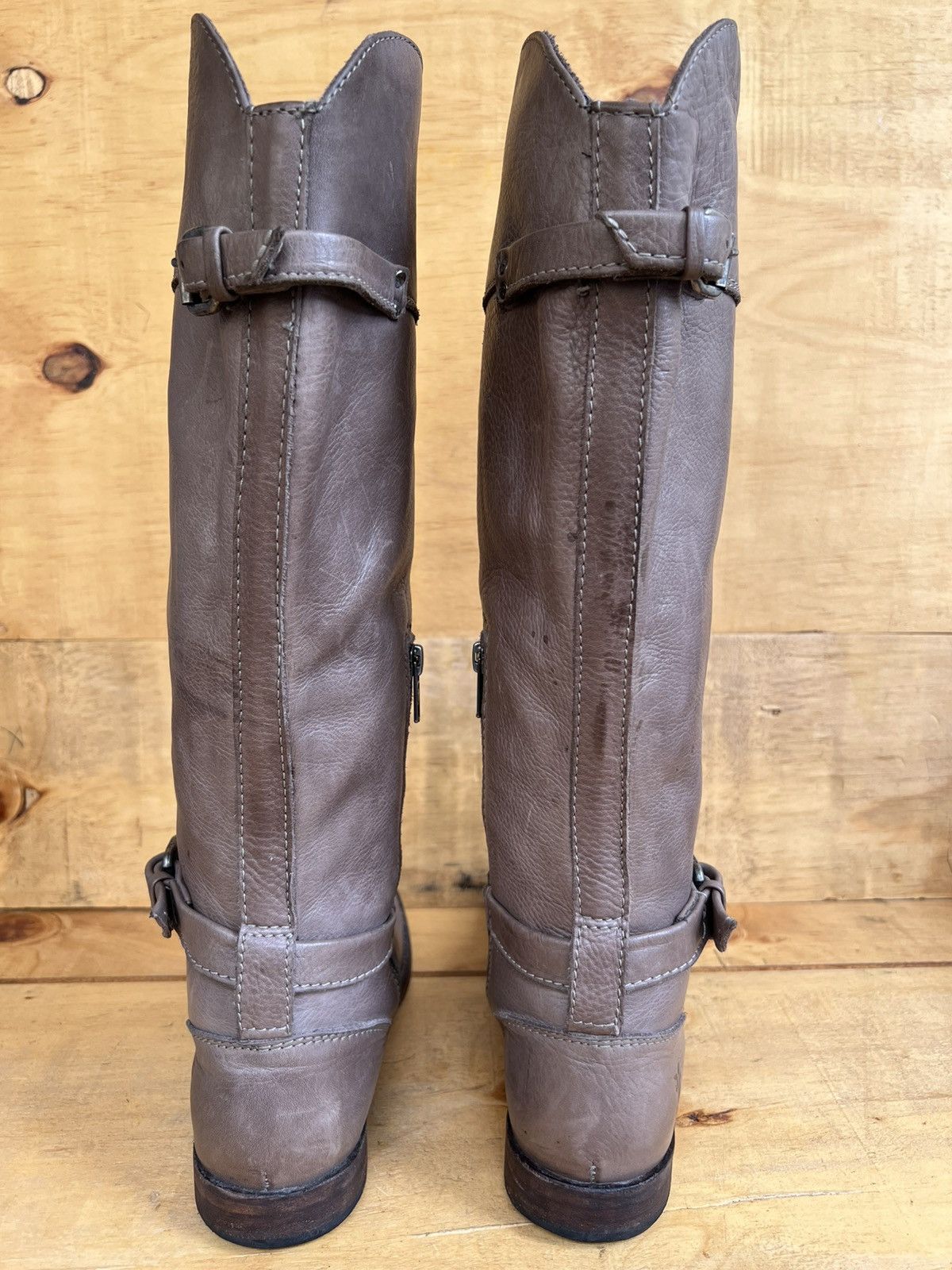 Frye Frye 'Phillip Riding' Tall Dark Brown Leather Boots Size US 8.5 / IT 38.5 - 7 Thumbnail