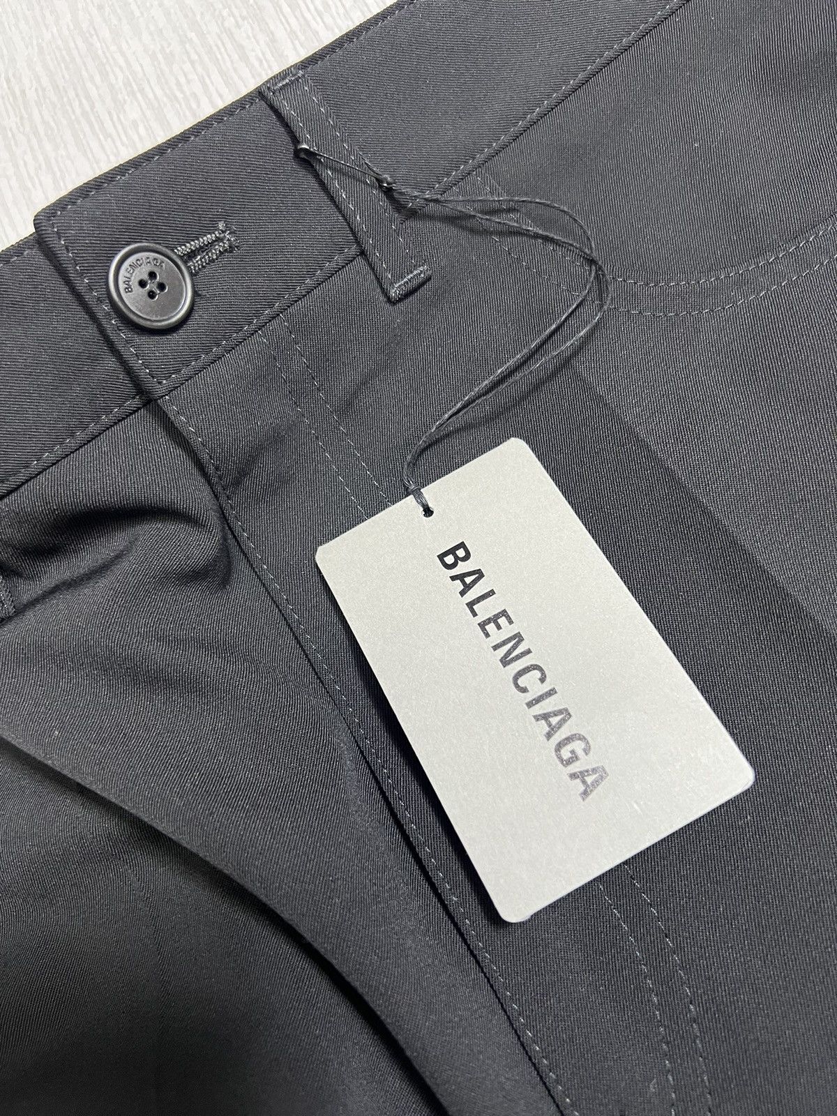 Balenciaga Balenciaga - S/S 21’ - Wide Leg Wool Slacks Size US 30 / EU 46 - 16 Thumbnail