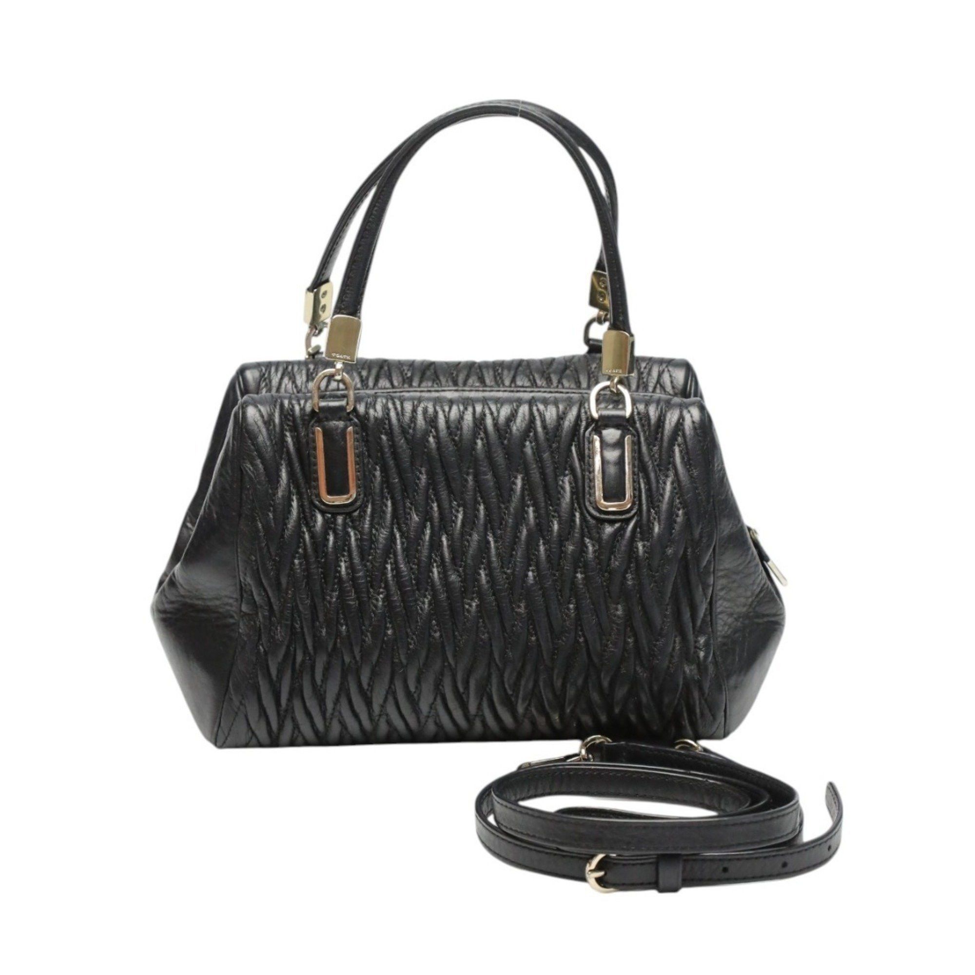 Coach COACH Handbag 2way Shoulder Bag Satchel Madison Leather F49723 Black Size ONE SIZE - 1 Thumbnail
