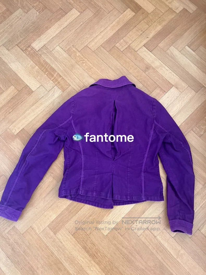 Dries Van Noten Dries Van Noten Gorgeous Purple Jacket Size US XS / EU 42 / 0 - 3 Thumbnail