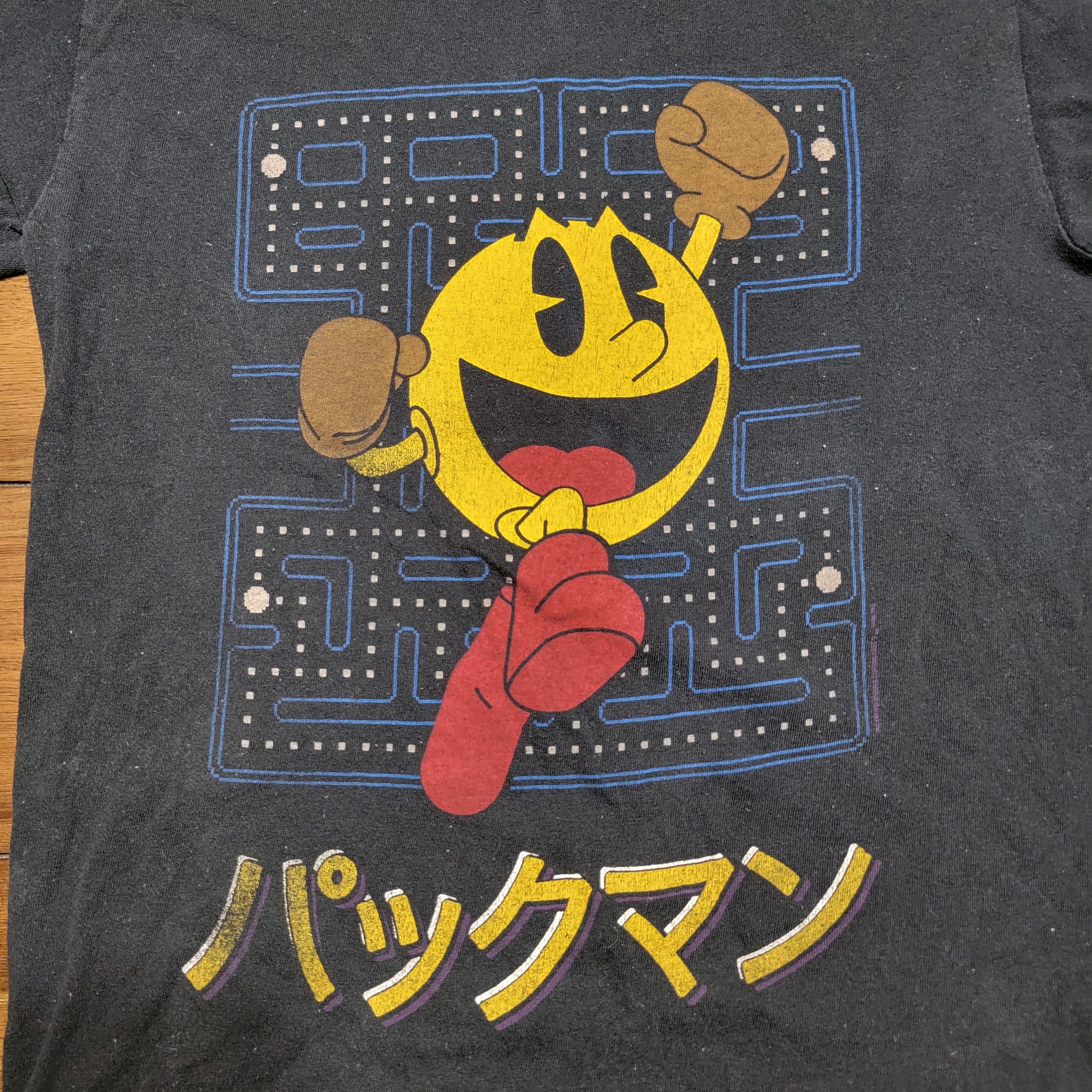 Gildan Japanese Pacman SS Black Tee - Size Small Size US S / EU 44-46 / 1 - 2 Thumbnail