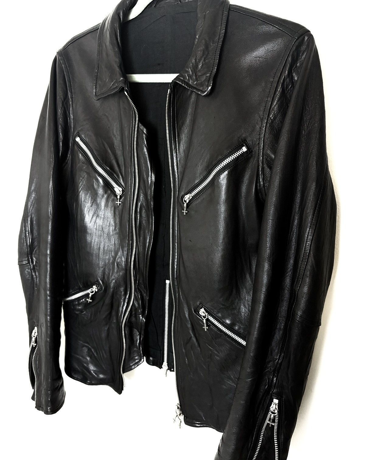 Japanese Brand Eyefunny Lambskin Leather Jacket Size US M / EU 48-50 / 2 - 5 Thumbnail