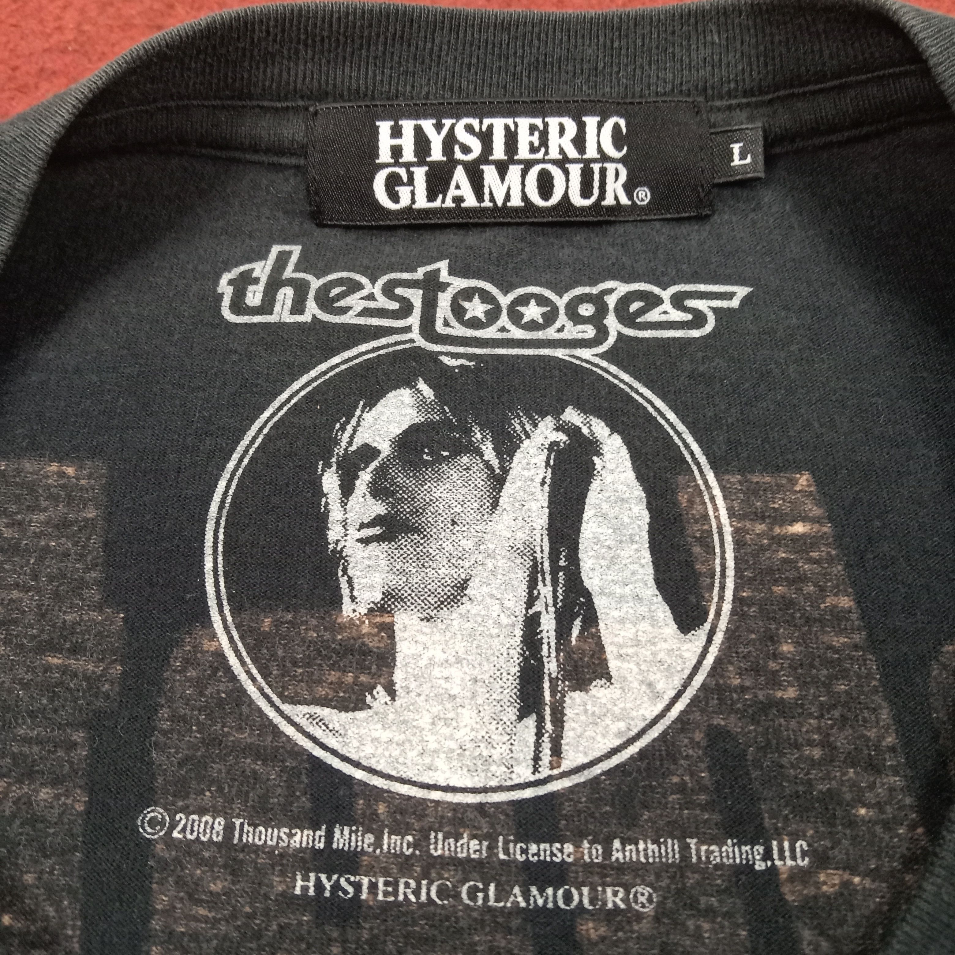 Hysteric Glamour × Japanese Brand × Vintage Hysteric Glamour X The Stooges Streetwear Style Tshirt Size US M / EU 48-50 / 2 - 6 Thumbnail