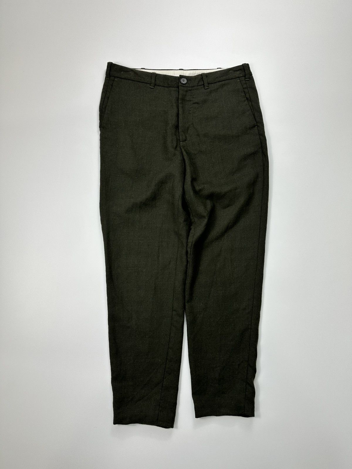 Arket Arket Wool Pants 48 EU Size Casual Green Size US 32 / EU 48 - 1 Thumbnail