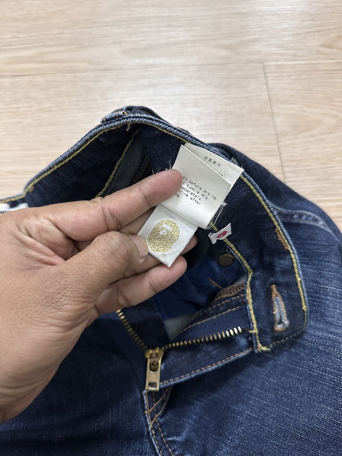 Bape Bape Embroidery Denim Size 28" / US 6 / IT 42 - 9 Thumbnail