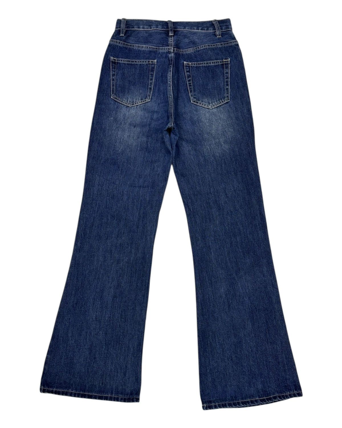 Hysteric Glamour Flared Custom Made Distressed Denim Jean