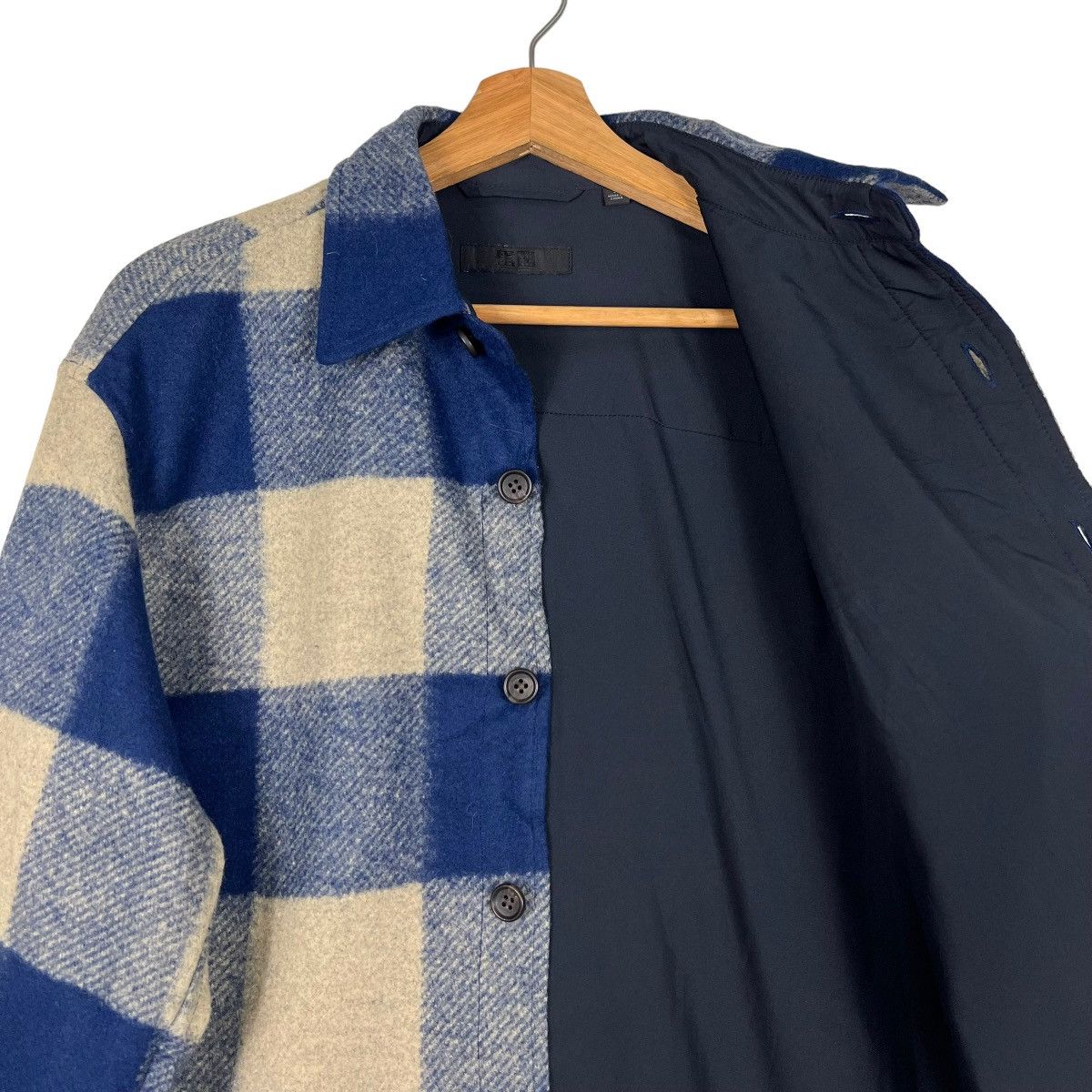 Japanese Brand 🔥 UNIQLO PLAID WOOL SHIRT JACKET Size US S / EU 44-46 / 1 - 10 Thumbnail