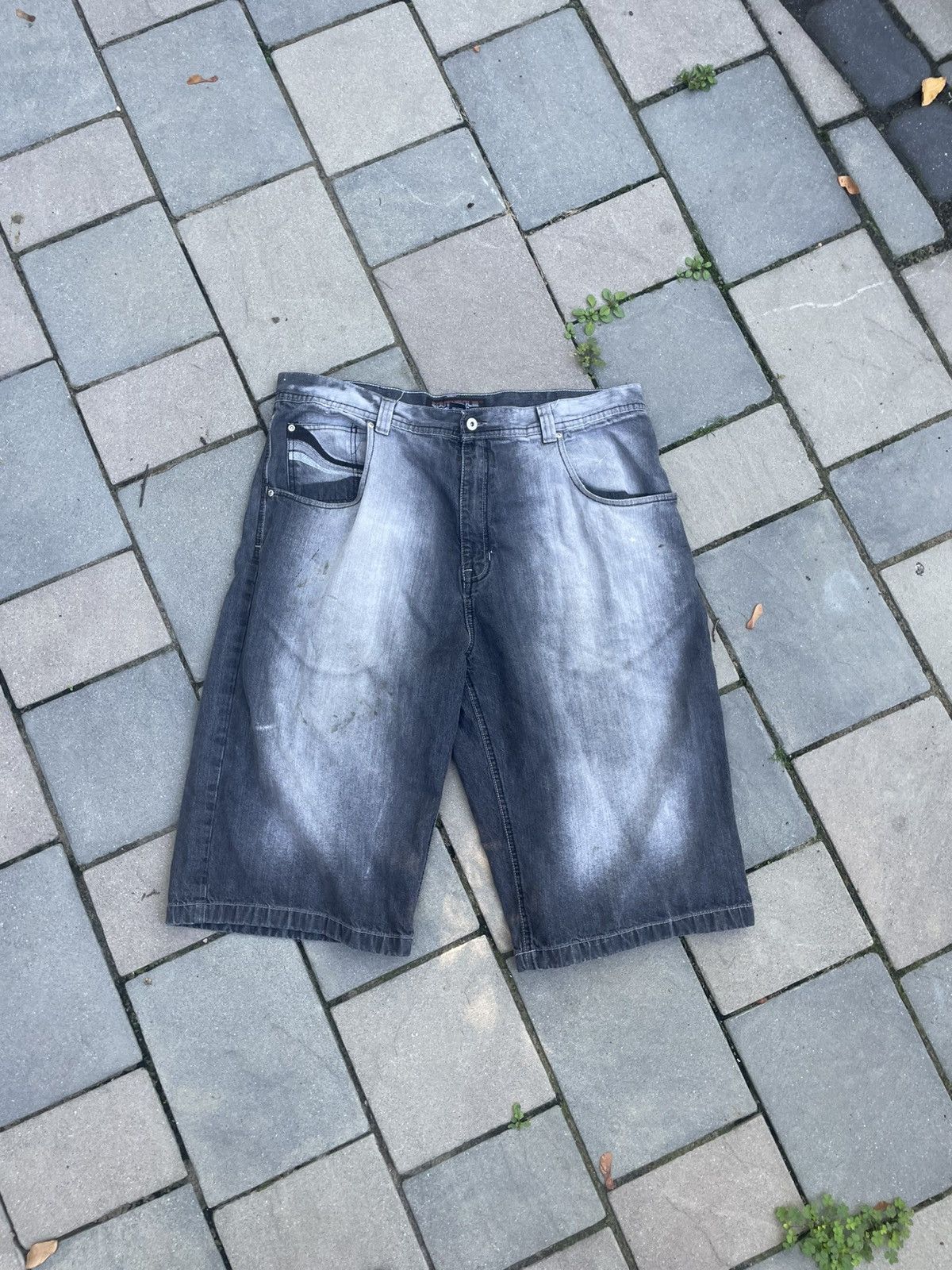 Southpole Vintage Southpole Jean Shorts Grey Y2K Streetwear Size US 42 / EU 58 - 5 Thumbnail