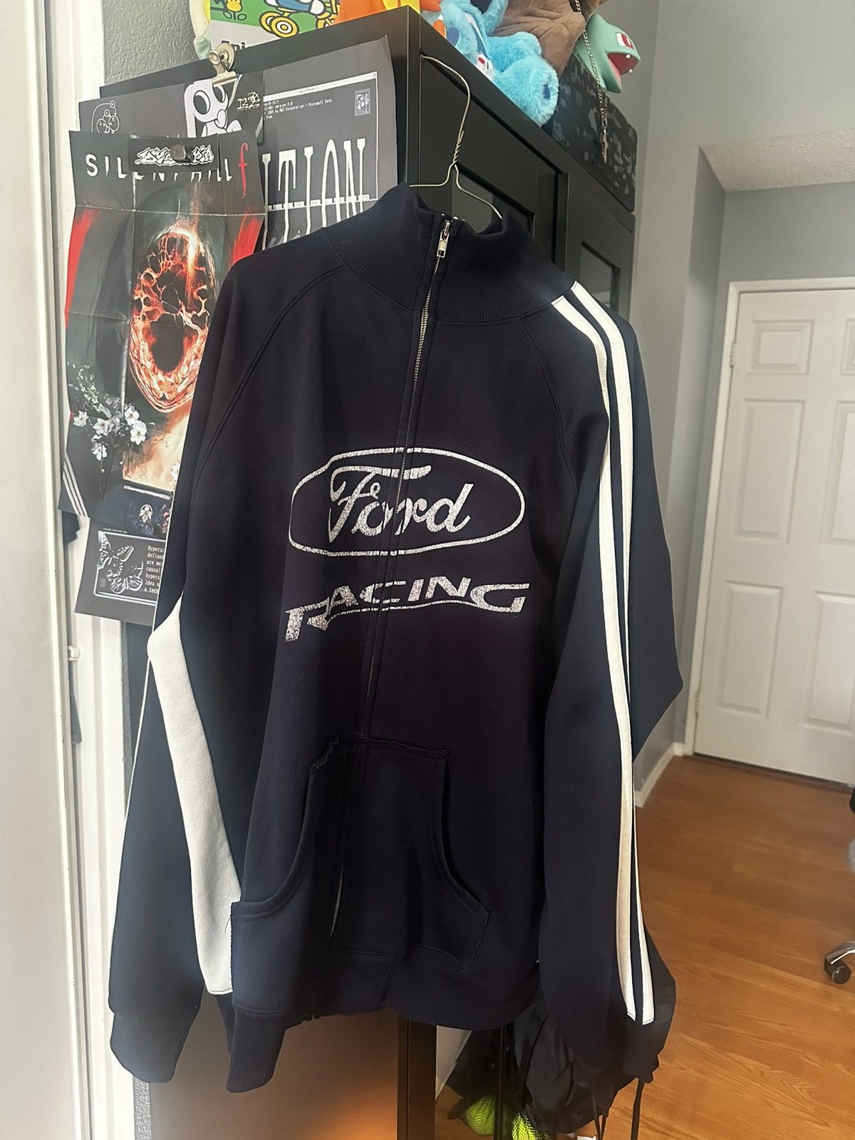 J. America VTG Ford Racing J. America Track Jacket Size US XXL / EU 58 / 5 - 2 Thumbnail