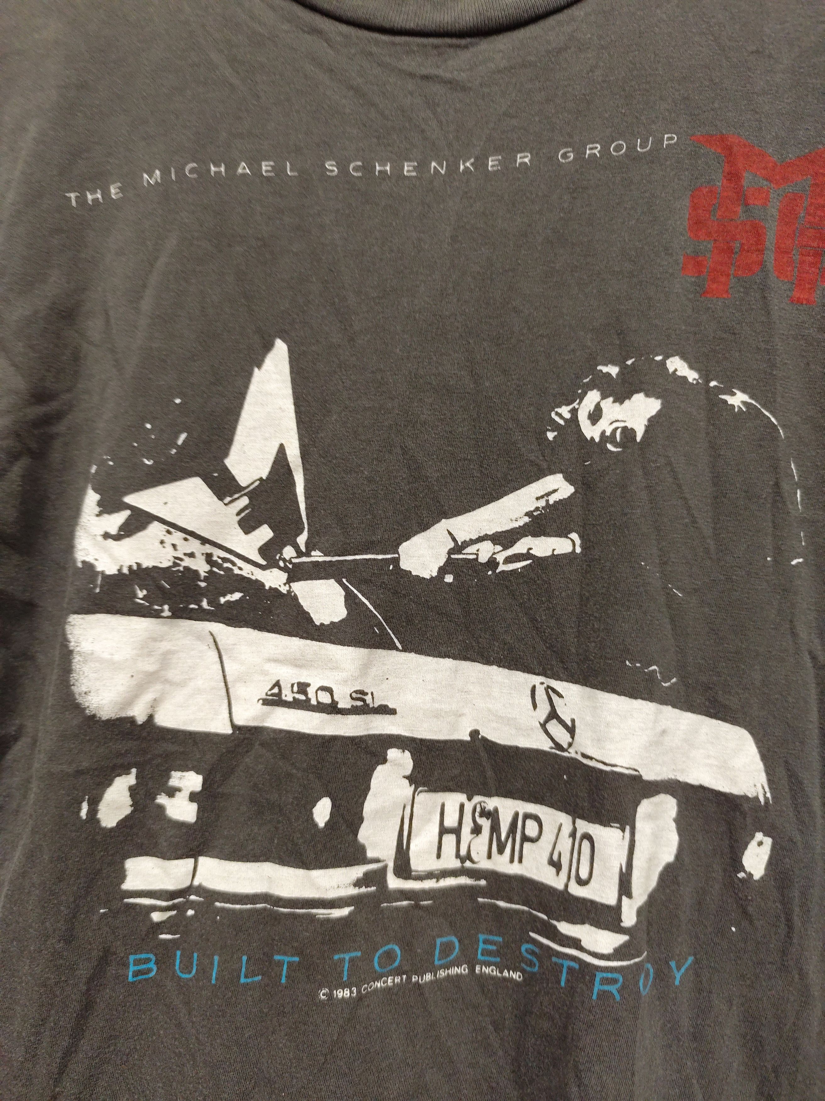 Band Tees Vintage 80s t shirt band the michael schenker group Size US S / EU 44-46 / 1 - 2 Thumbnail