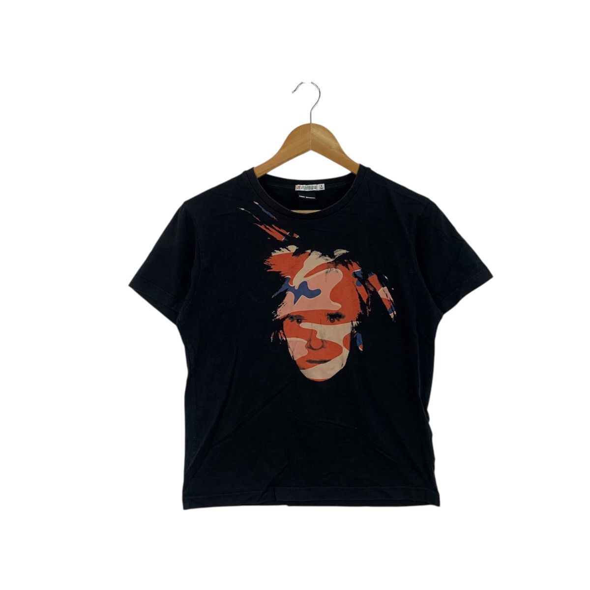 Andy Warhol ANDY WARHOL x UNIQLO Self Portrait Camouflage Tee Shirt Top Size S / US 4 / IT 40 - 1 Thumbnail