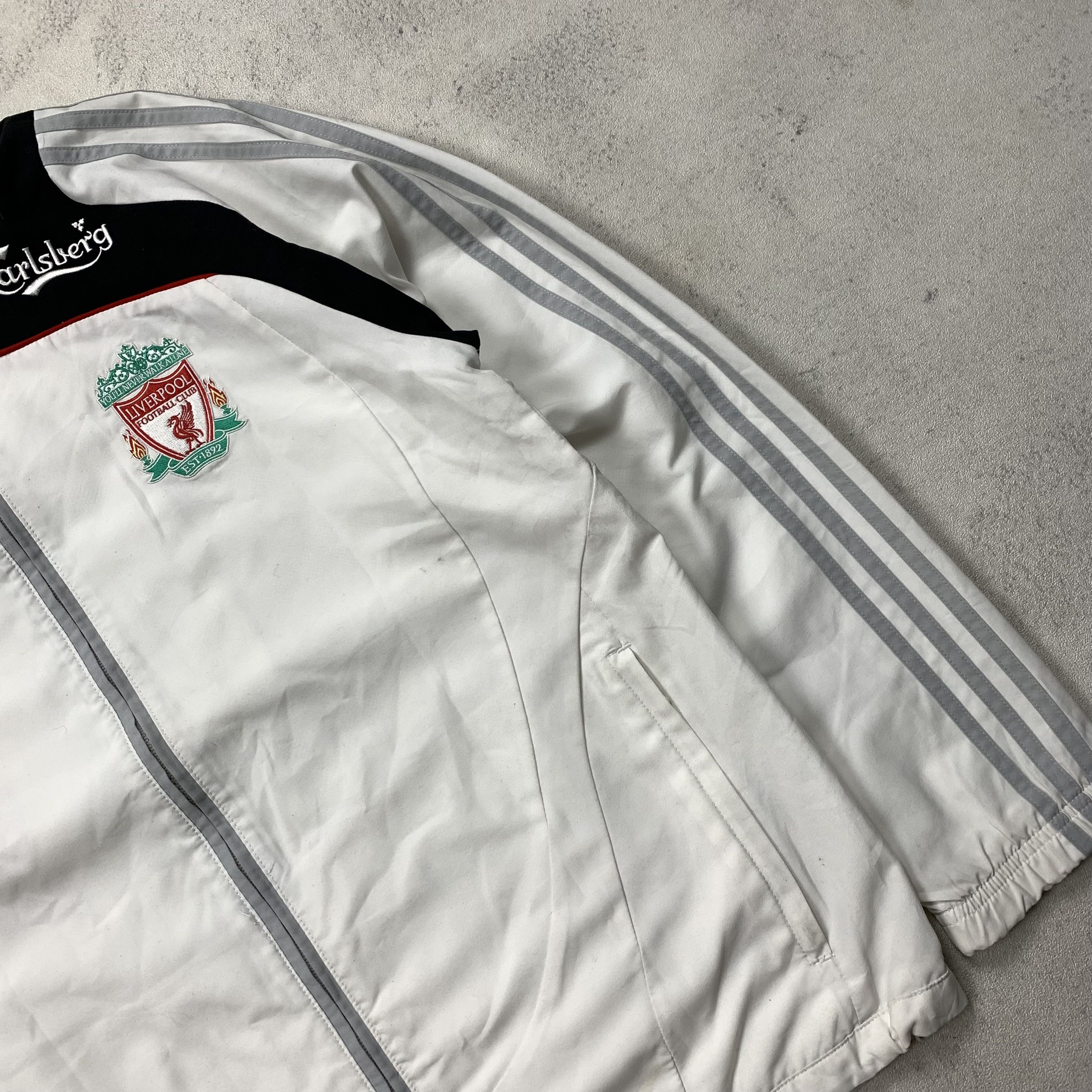 Adidas Adidas Liverpool 2008-09 Track Jacket Carlsberg Size US S / EU 44-46 / 1 - 4 Thumbnail