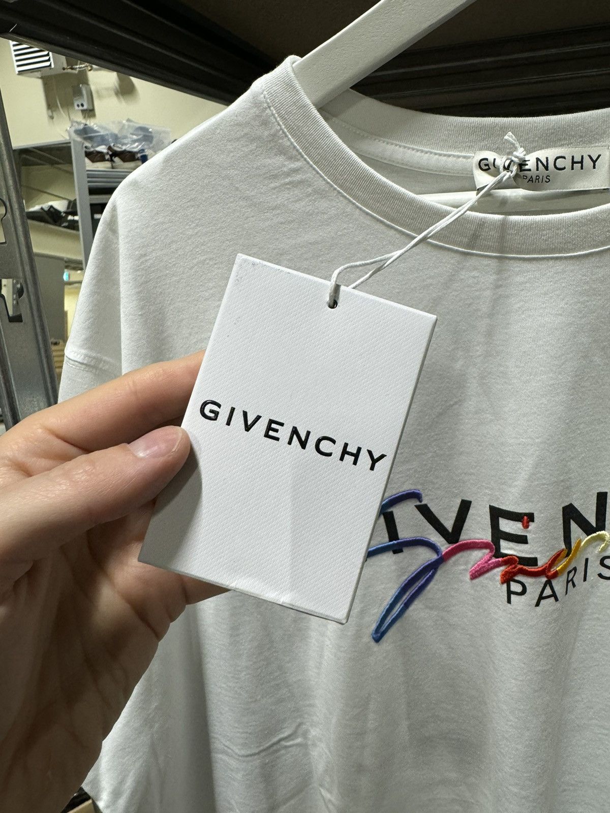 Givenchy Givenchy Signature Logo T-Shirt NEW 650$ Size US XXL / EU 58 / 5 - 2 Thumbnail
