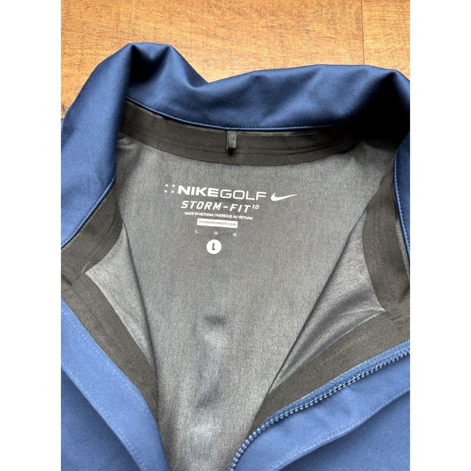 Nike Nike Golf Hyperadapt StormFit 10 1/2 Zip Jacket Mens Large Blue Size US L / EU 52-54 / 3 - 4 Thumbnail