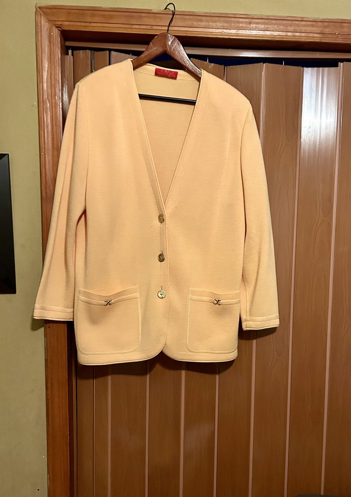 Vintage Devernois vintage sorbet peach suit Size XL / US 12-14 / IT 48-50 - 1 Thumbnail