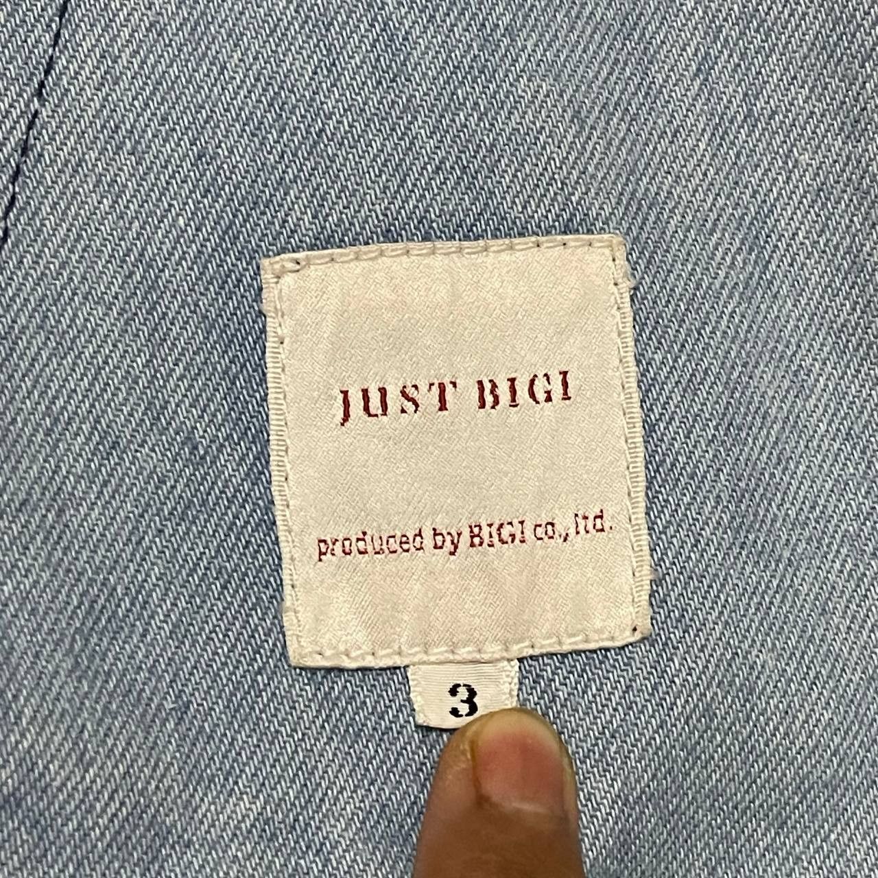 BIGI Vintage Just Bigi Produce by Bigi Denim Jacket Size US L / EU 52-54 / 3 - 8 Thumbnail