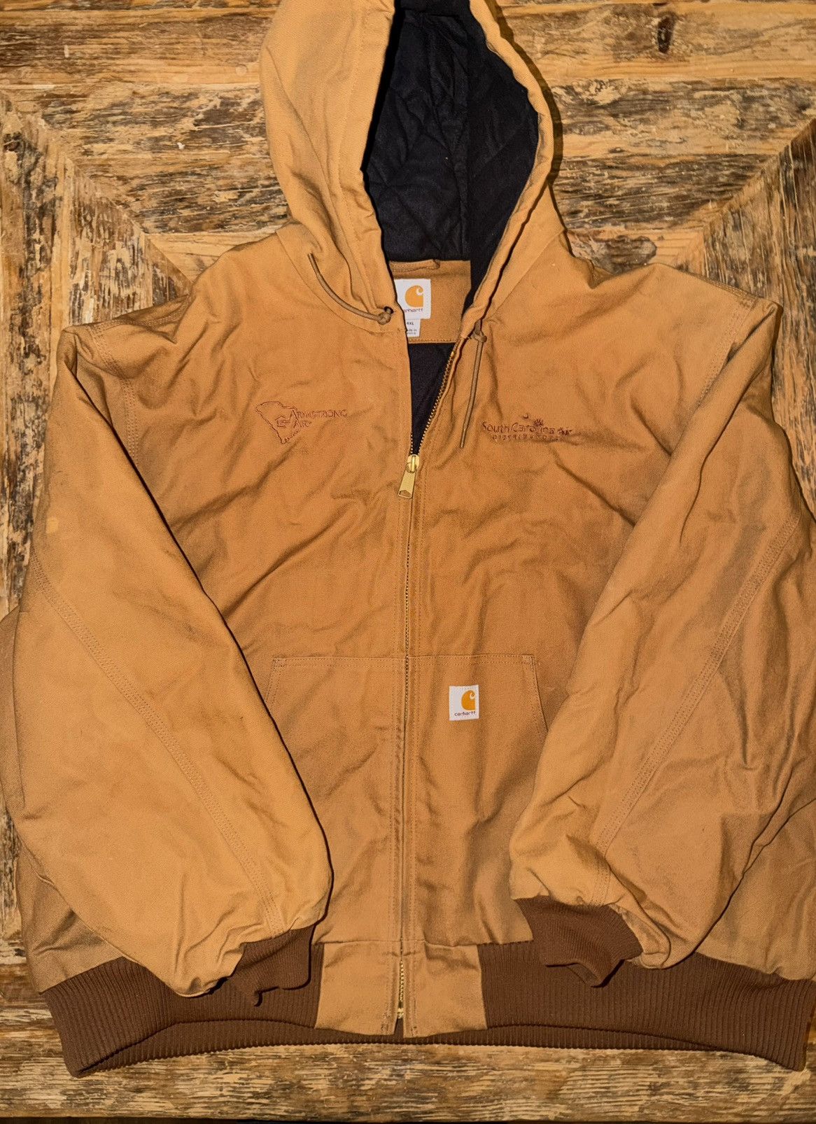 Carhartt Carhartt j130 Jacket – Brown (4XL) Size US XXL / EU 58 / 5 - 1 Thumbnail