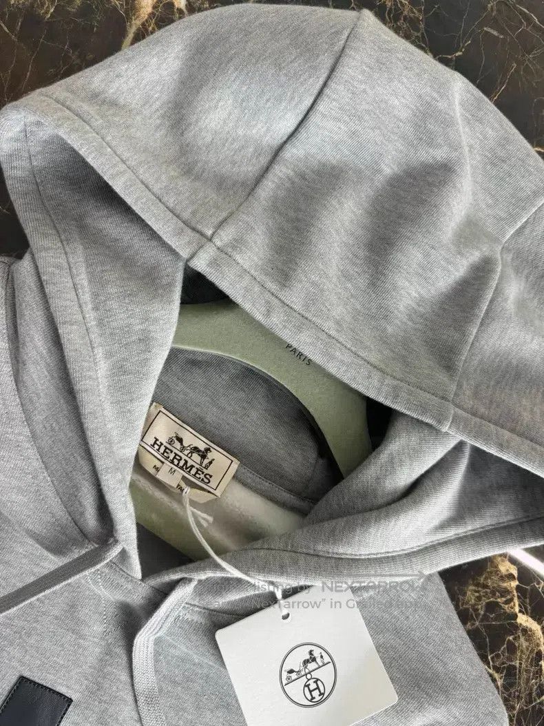 Hermes Hermes “马术字母游戏”男装带帽卫衣 Horse Riding Letter Game Hooded Sweat Size US M / EU 48-50 / 2 - 2 Thumbnail