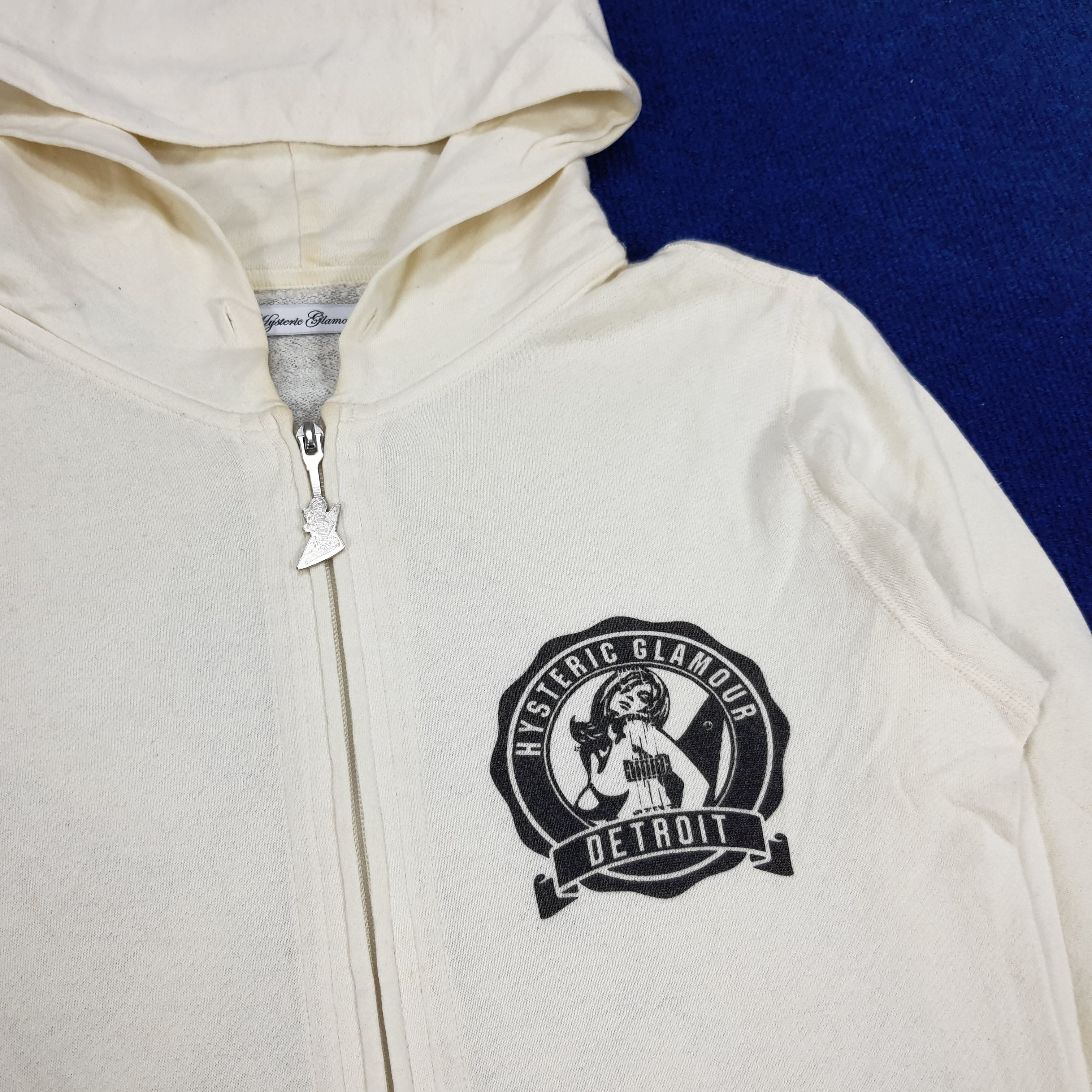 Hysteric Glamour × Japanese Brand × Vintage Vintage Hysteric Glamour Big Print Japan Brand Zipper Hoodie Size US XS / EU 42 / 0 - 4 Thumbnail
