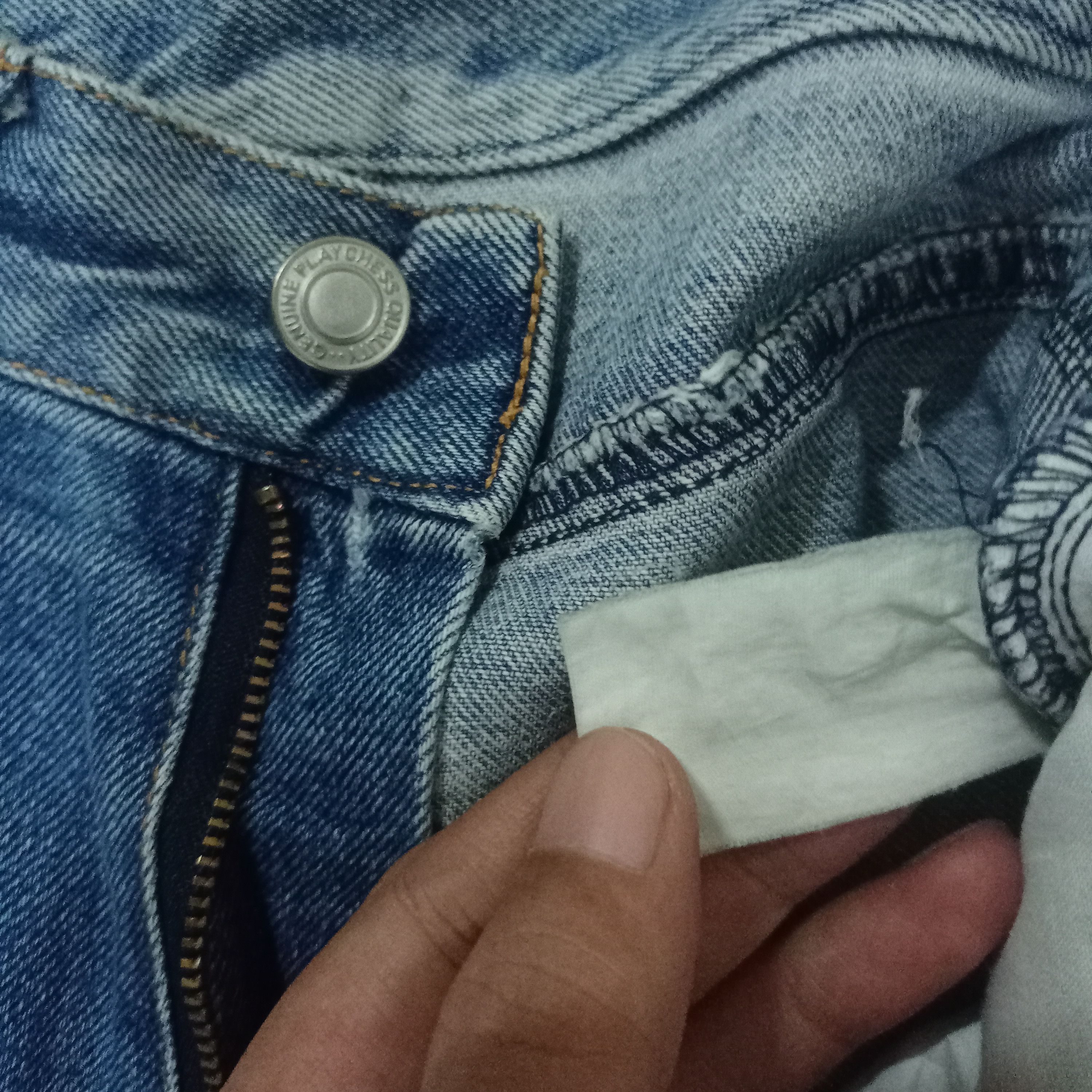 Japanese Brand Vintage Japanese Brand Blue Wash Distressed Flare Jeans Size US 26 / EU 42 - 3 Thumbnail