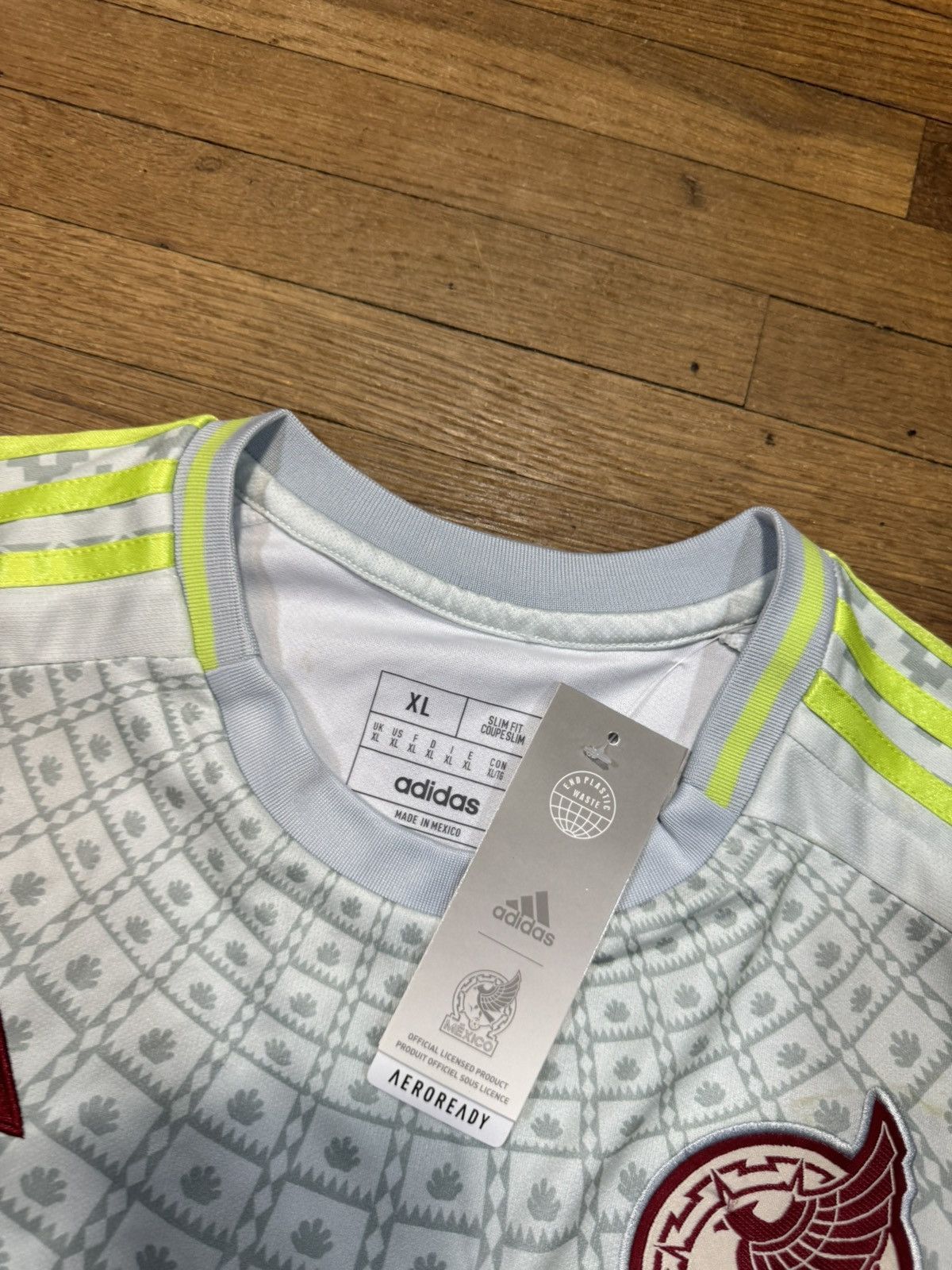 Adidas Mexico Soccer Jersey Size US XL / EU 56 / 4 - 6 Thumbnail