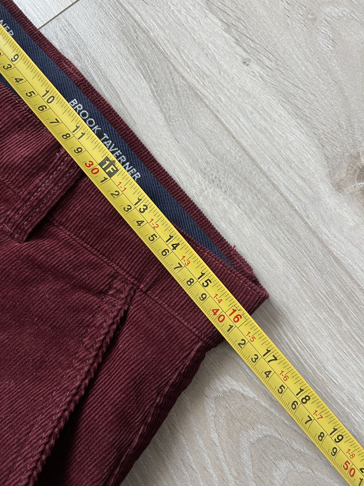 Vintage Brook Taverner Burgundy Corduroy Pants (est. 1912) W32 Size US 32 / EU 48 - 8 Thumbnail
