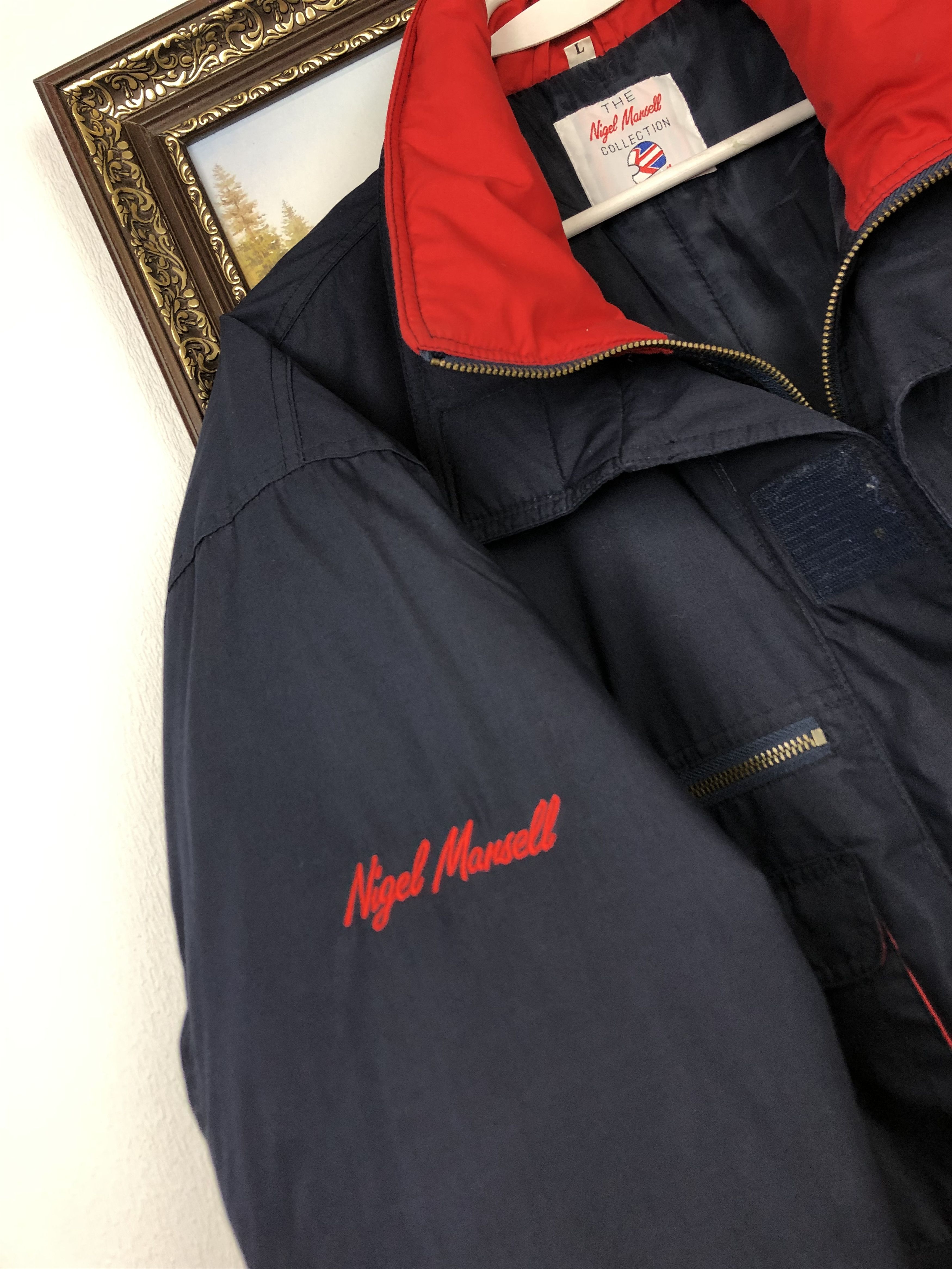 Vintage Vintage 90's Nigel Mansell Formula One Bomber Jacket Mens Size US L / EU 52-54 / 3 - 9 Thumbnail