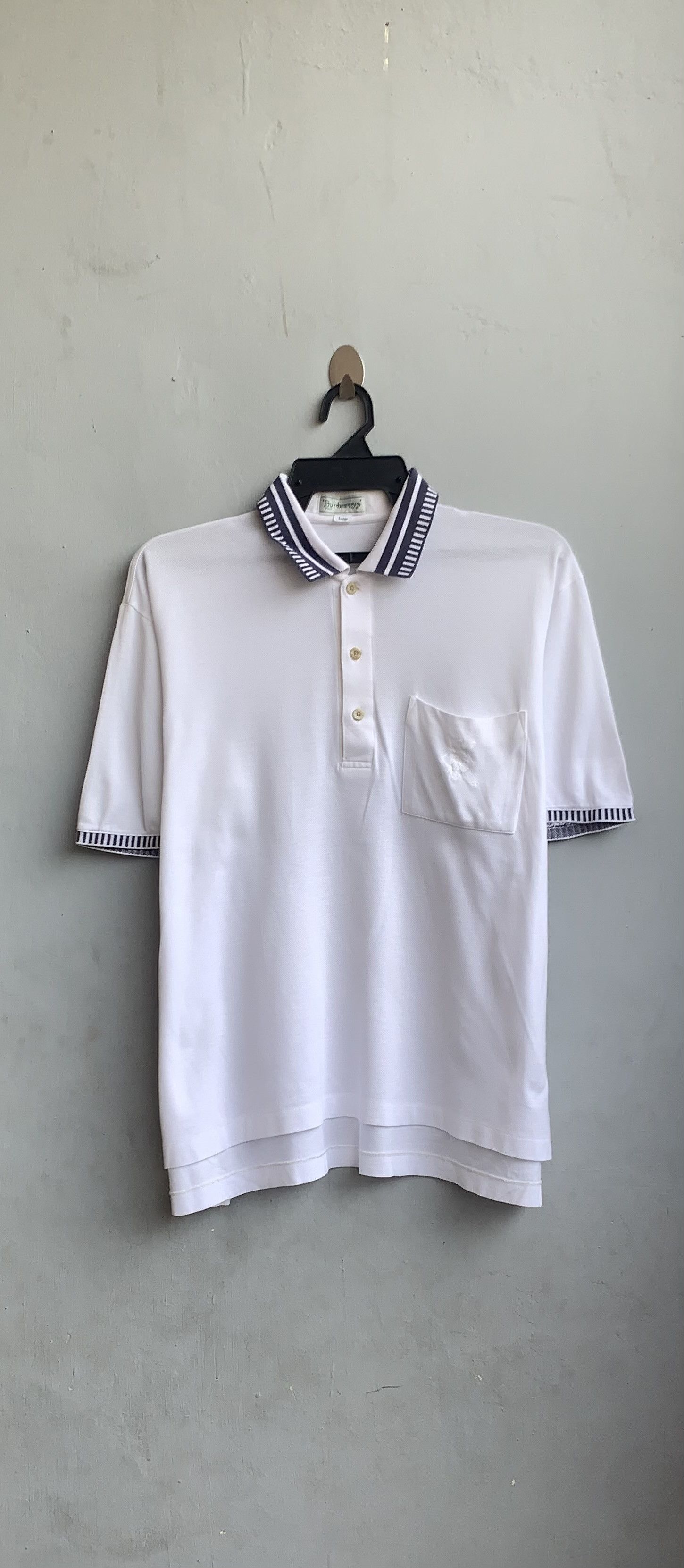 Burberry Burberry Polo Vintage Shirt Size US L / EU 52-54 / 3 - 1 Thumbnail