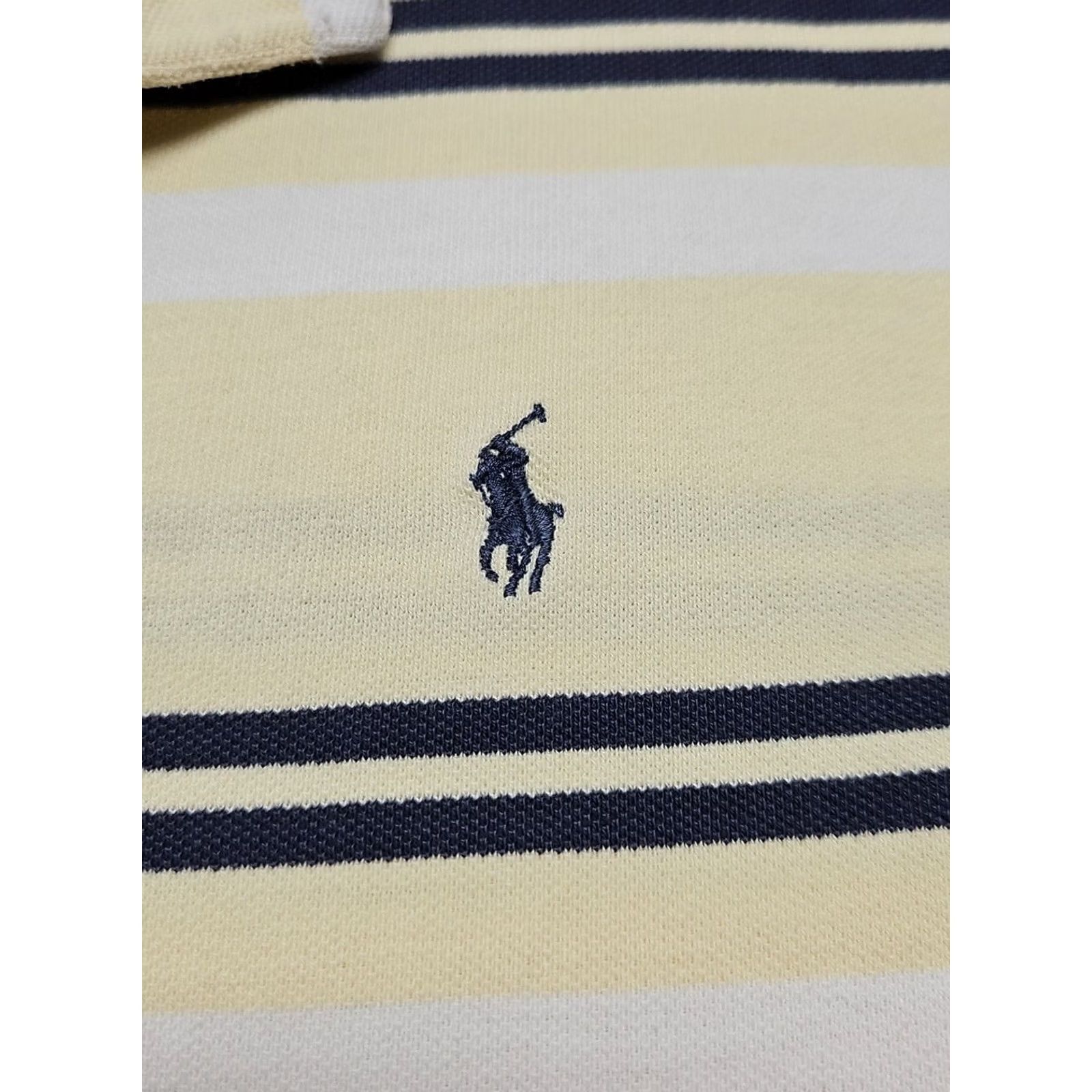 Ralph Lauren Polo Ralph Lauren Polo Shirt Striped 2XL Yellow Classic Fit Cotton Men’s Size US XXL / EU 58 / 5 - 4 Thumbnail