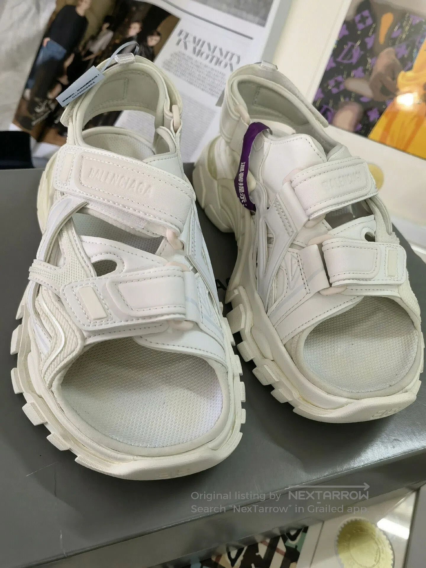 Balenciaga Balenciaga White Sandals Size 35. Size US 4 / IT 34 - 1 Thumbnail