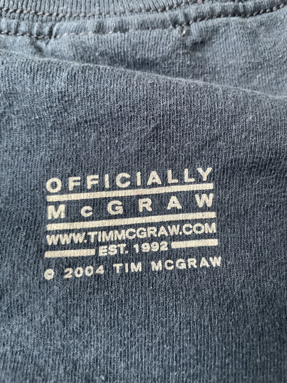 Vintage 2004 Tim McGraw Swampstock tee Size US XL / EU 56 / 4 - 3 Thumbnail