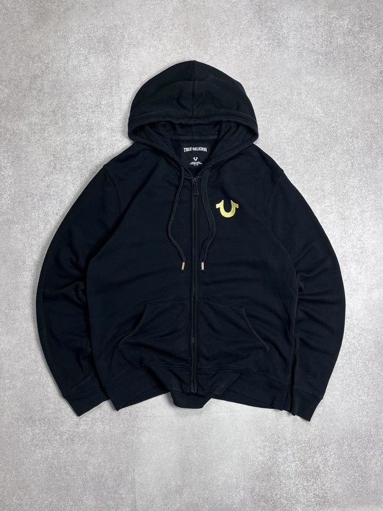 True Religion Vintage True Religion Big Logo Budda Boxy Zip Hoodie Y2K XL Size US XL / EU 56 / 4 - 3 Thumbnail