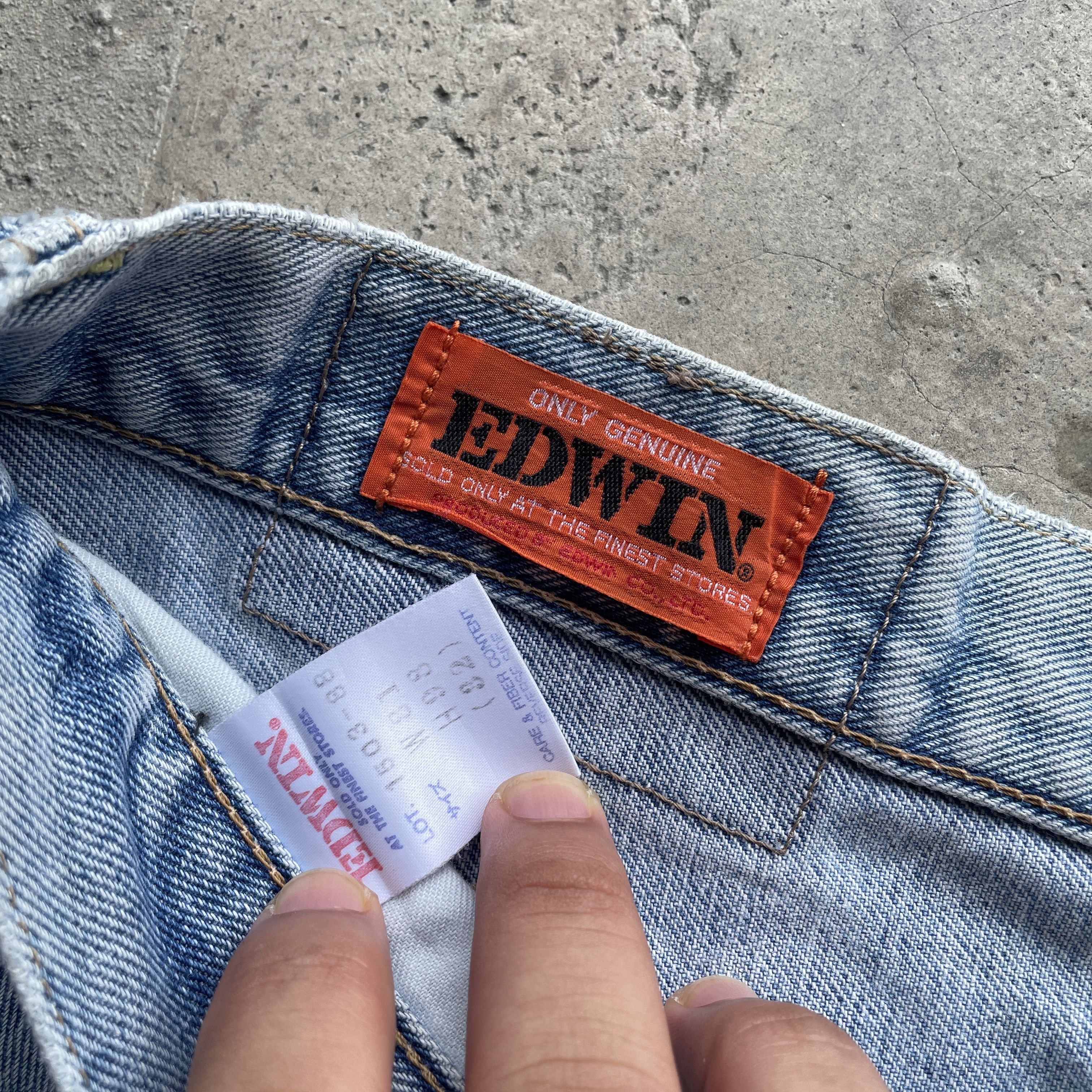 Japanese Brand VINTAGE EDWIN WASH DENIM DISTRESSED FADED JEANS PANTS W32 Size US 32 / EU 48 - 7 Thumbnail
