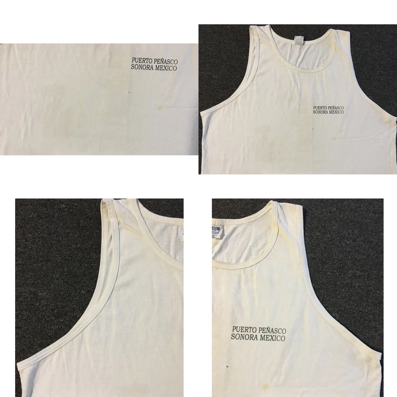 Vintage Vtg 90s List Of People Who Piss Me Off Faded Distress Tank Top XXL Joke Grunge Shirt Mens T-Shirt White 2XL Graphic Tee Vintage 90s Humor Beep Size US XXL / EU 58 / 5 - 8 Thumbnail