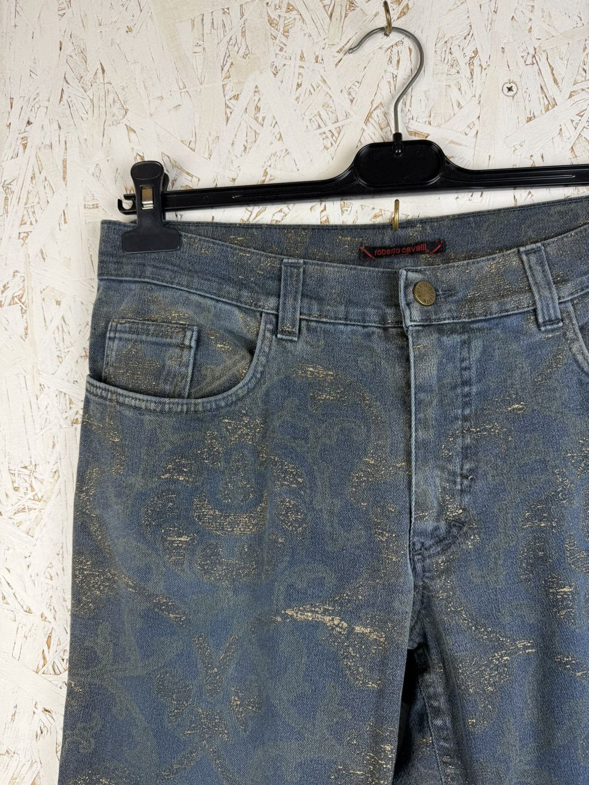 Roberto Cavalli Vintage Roberto Cavalli AW01/02 Man Collection Denim Jeans S Size US 30 / EU 46 - 2 Thumbnail