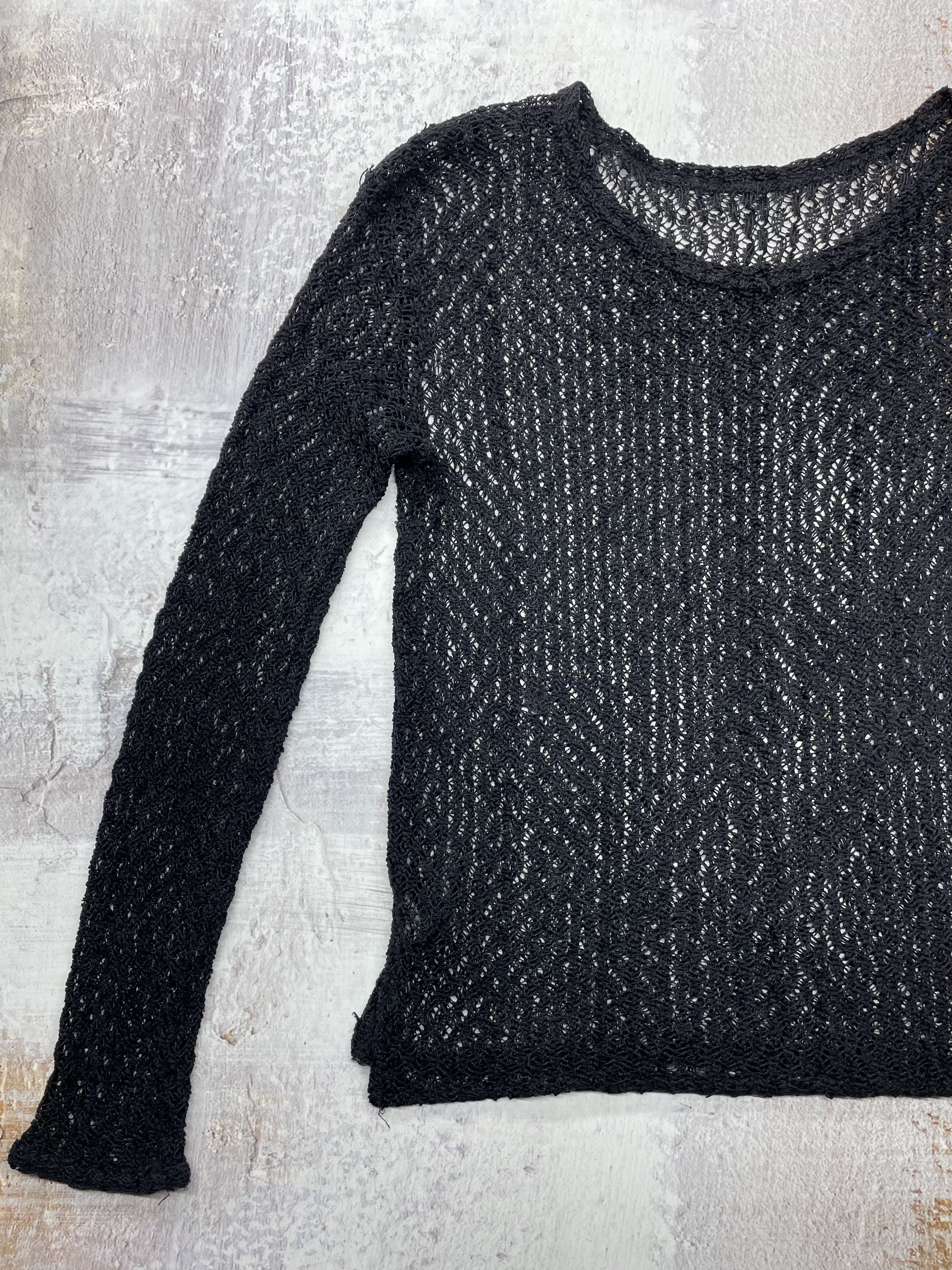 Vintage Vintage Mesh Sweater Women’s Size M Size M / US 6-8 / IT 42-44 - 3 Thumbnail
