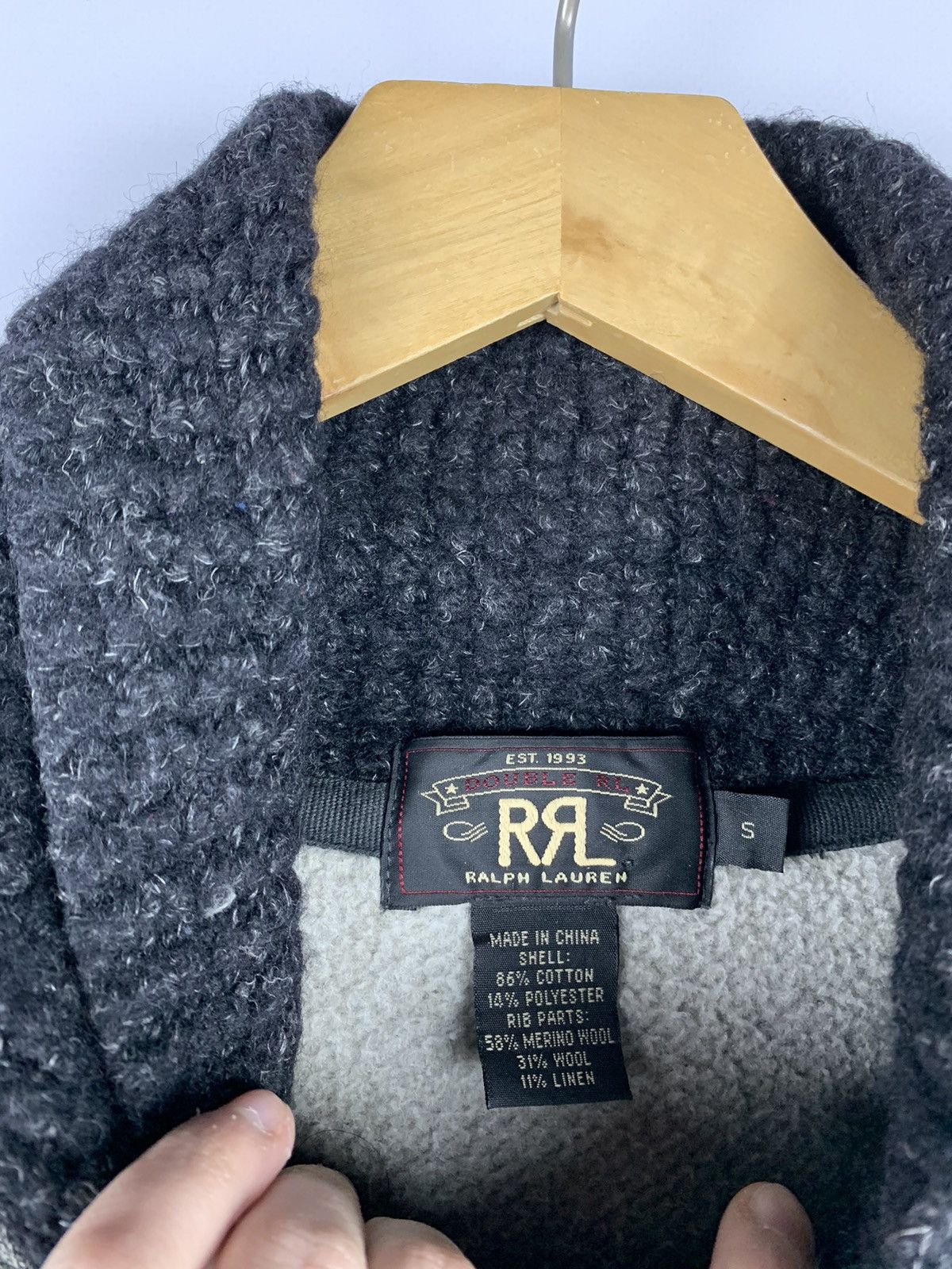 RRL Ralph Lauren Rare Vintage RRL Ralph Lauren Sweater Double RL Size S Size US S / EU 44-46 / 1 - 4 Thumbnail