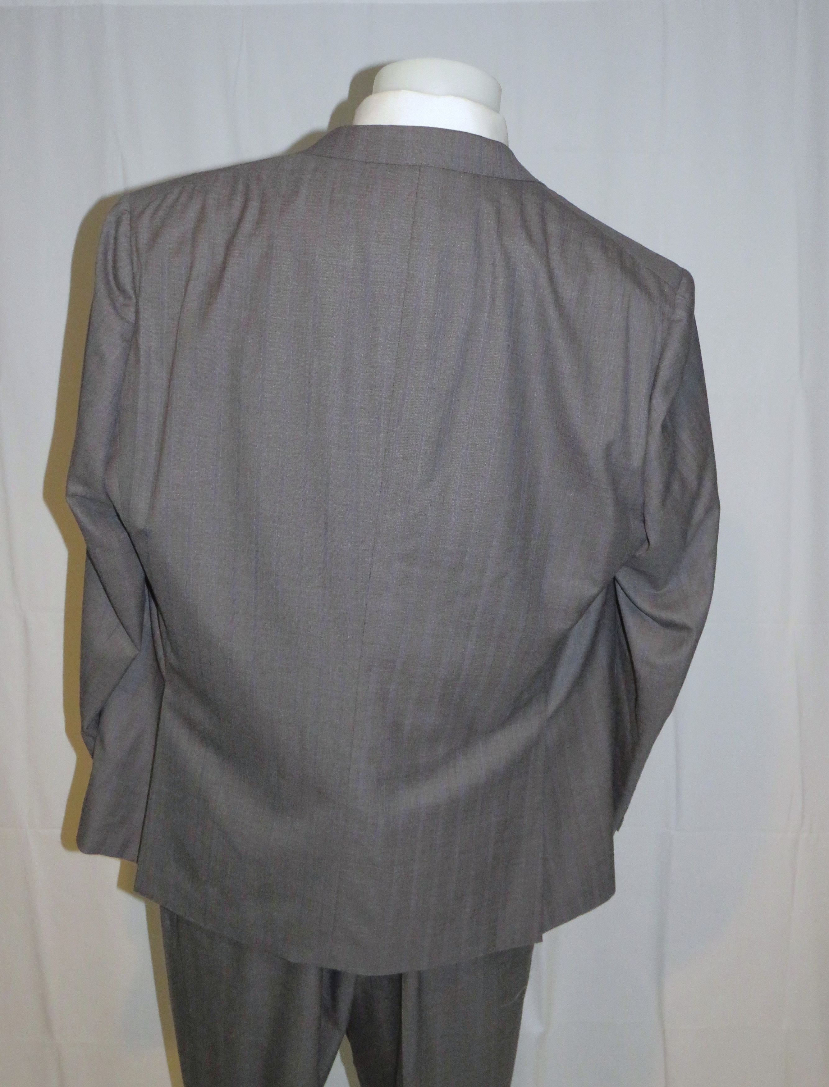 Brioni Gray Striped Silk Blend Current Two Button Suit 52R NWT Size 52R - 10 Thumbnail
