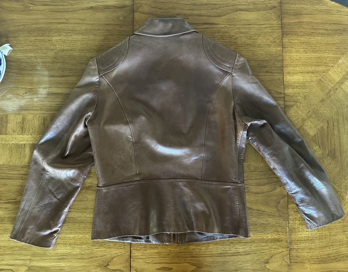Other Collared Leather Jacket (Goya de España) Size US M / EU 48-50 / 2 - 3 Thumbnail
