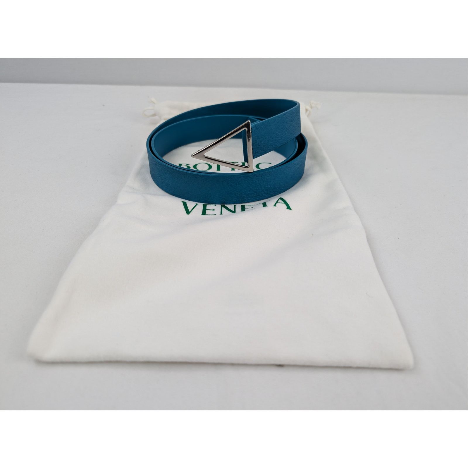 Bottega Veneta o1rshd1 Size: 110/ Cintura Grainy Light Calf Belt in Blaster Size 44 - 13 Thumbnail