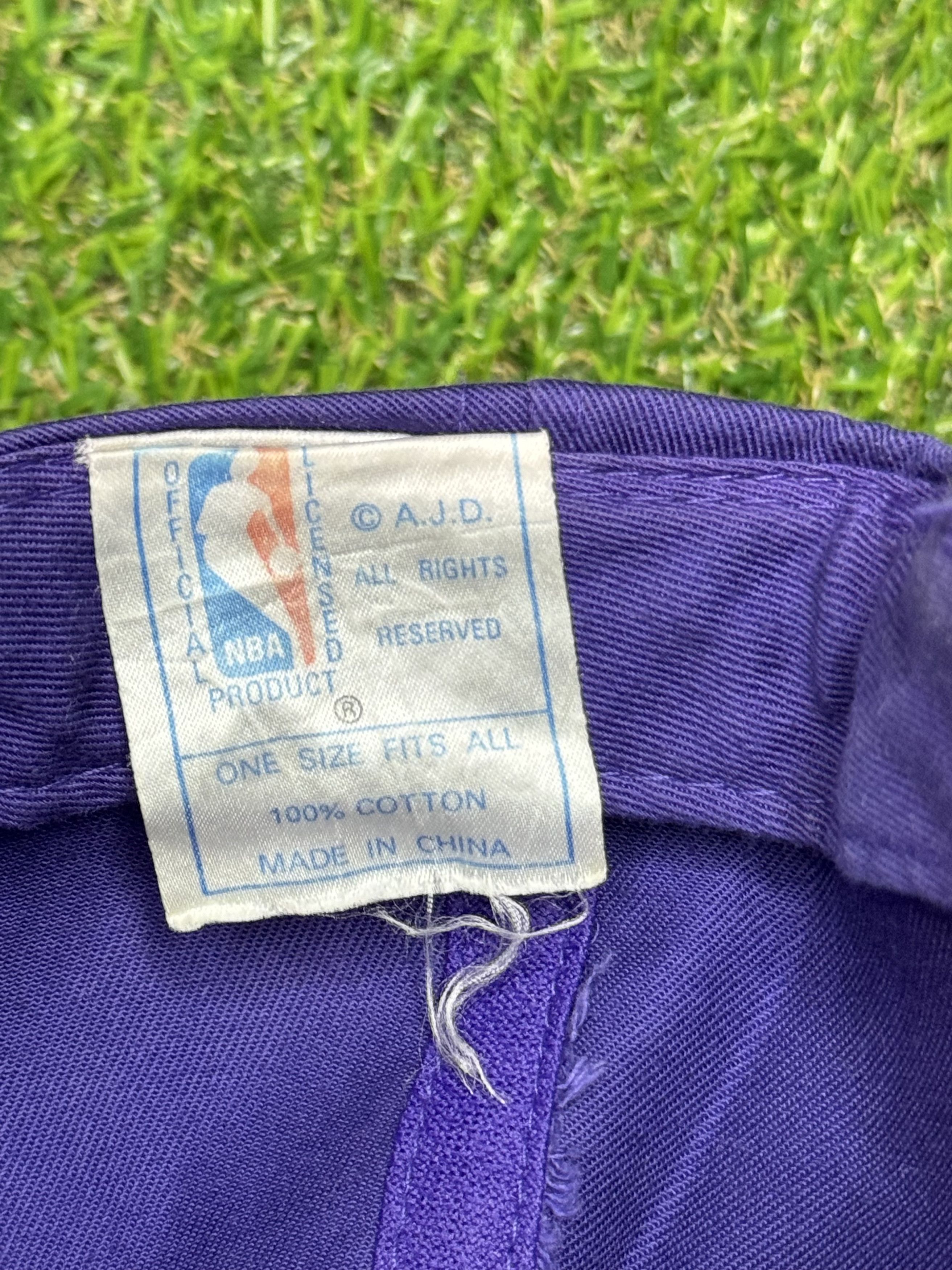 Vintage VTG Phoenix Suns "S" Logo AJD NBA Purple Orange Snapback Hat Size ONE SIZE - 4 Thumbnail