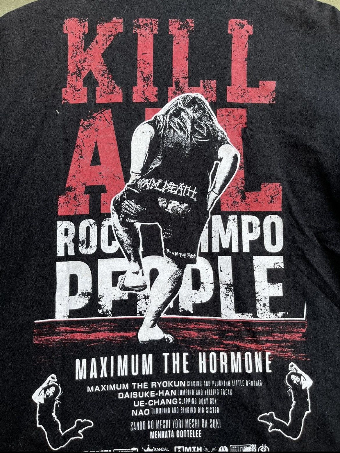 Band Tees × Japanese Brand ⚡️STEALS⚡️Punk Anarchy Distressed Double Side Logo Tee Size US L / EU 52-54 / 3 - 7 Thumbnail