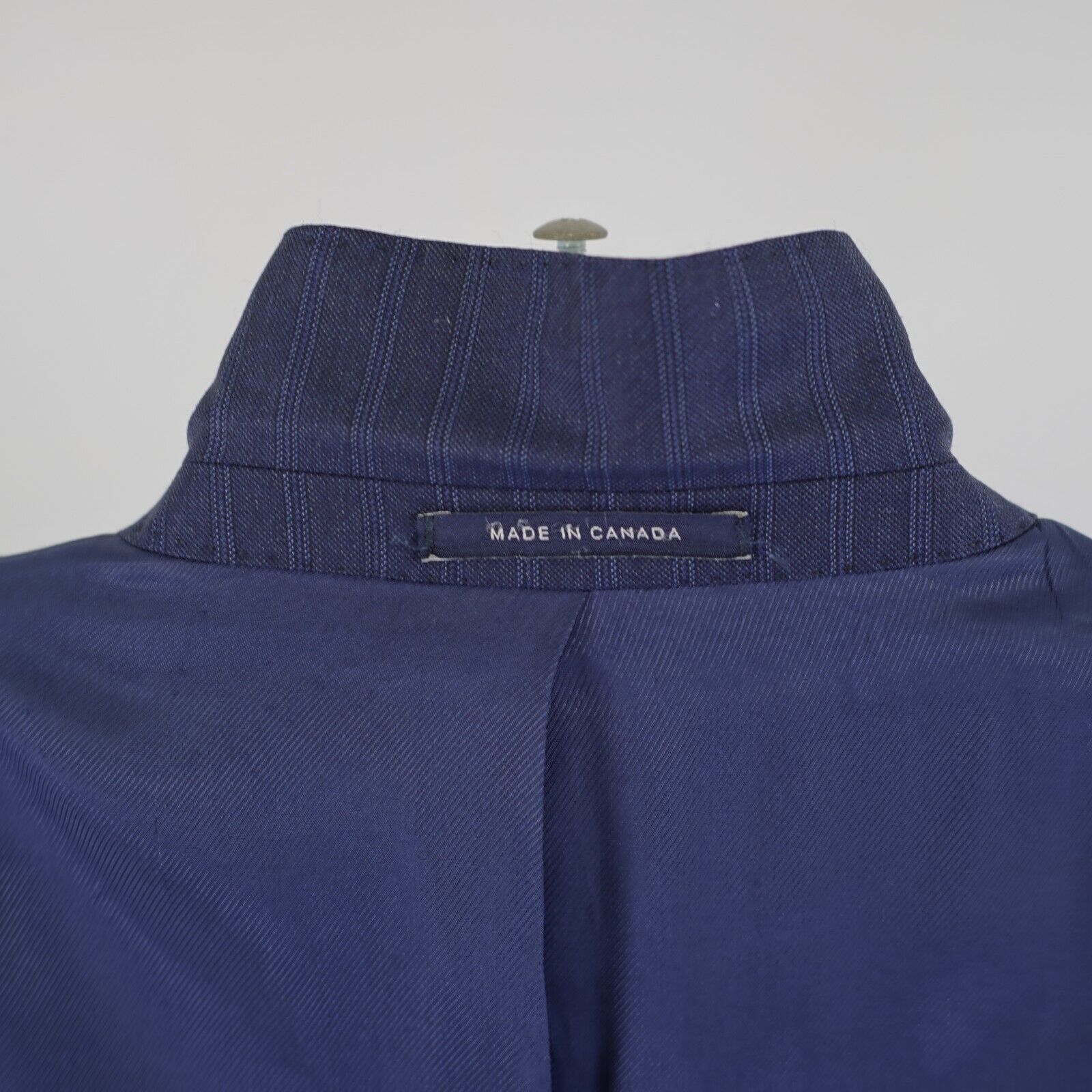 Loro Piana Loro Piana Cremieux Super 130S Wool Denver CT Blue Striped S Size 44S - 12 Thumbnail