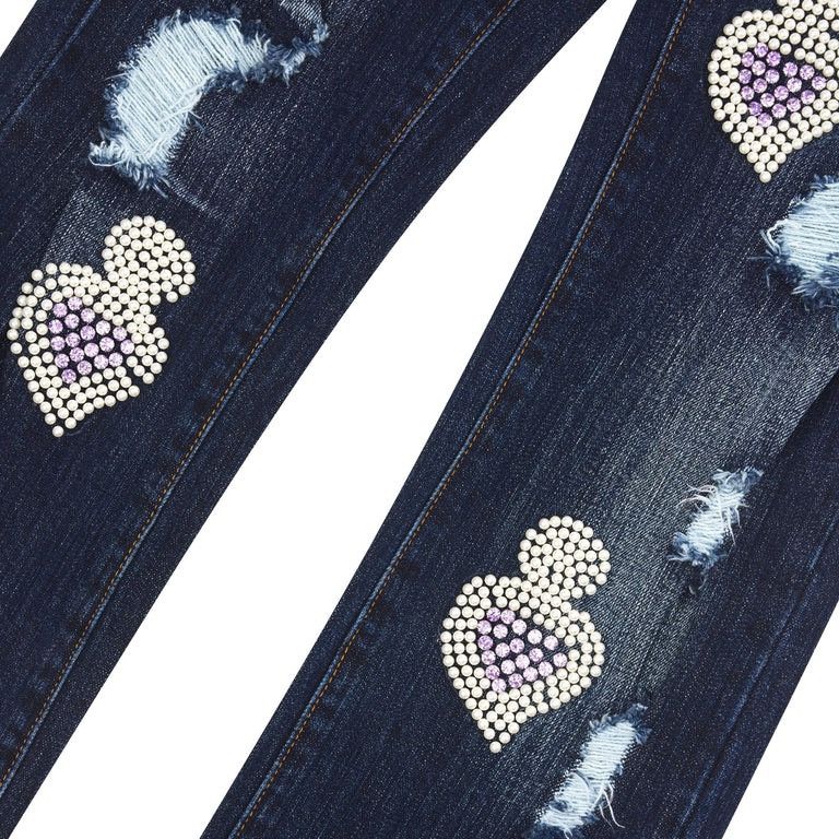 Whensmokeclears When Smoke Clears x Fumi Diamond Dark Wash Jeans SIZE 32 Size US 32 / EU 48 - 4 Thumbnail