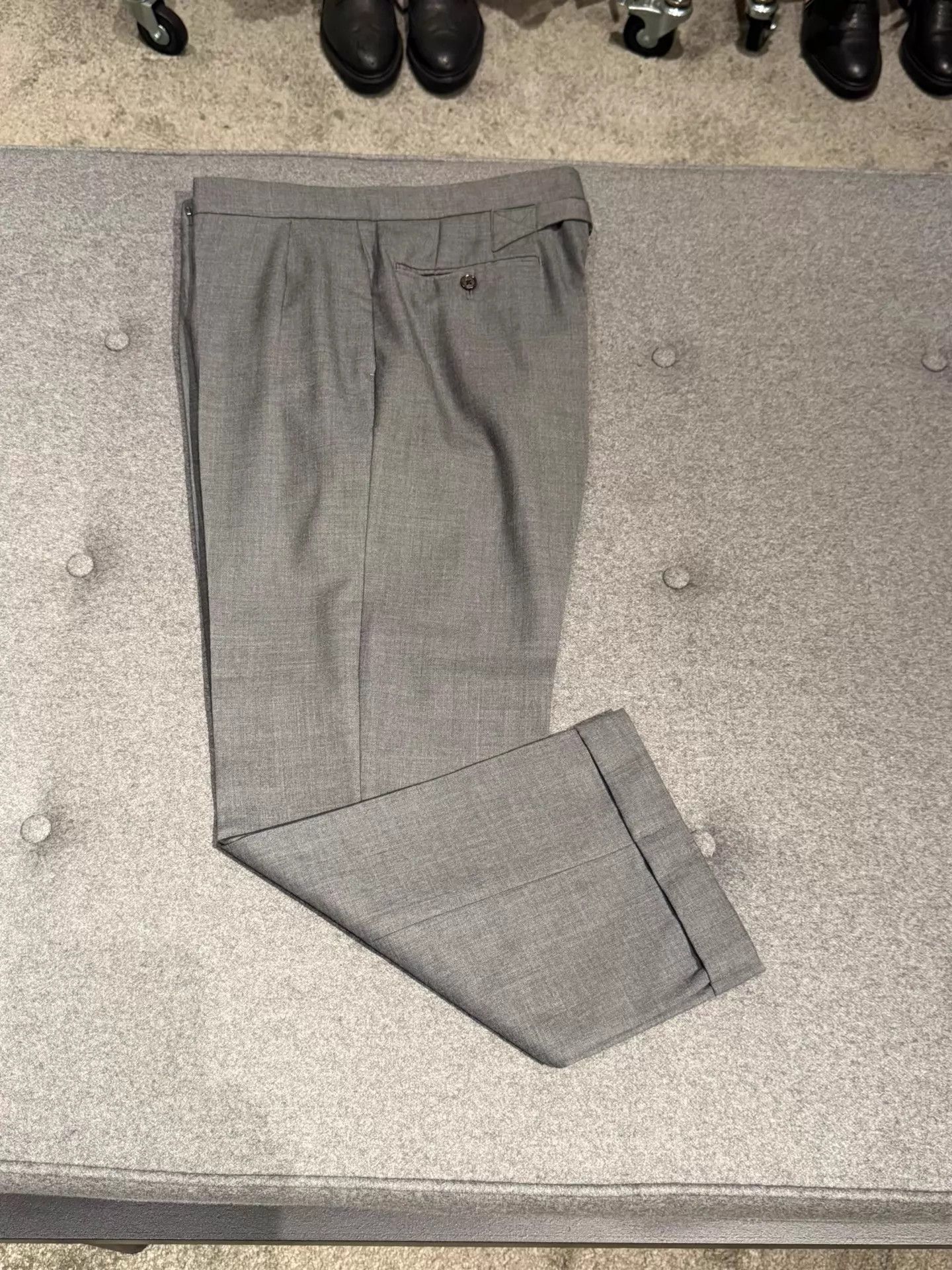 Thom Browne Thom Browne Classic Mid-Gray Wool Trousers Size 3 95N Size US 36 / EU 52 - 3 Thumbnail