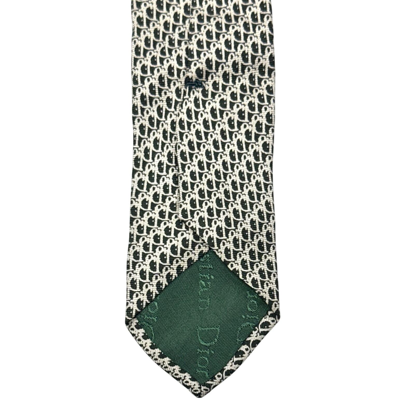 Christian Dior Monsieur Christian Dior Oblique Pattern Tie Size ONE SIZE - 8 Thumbnail