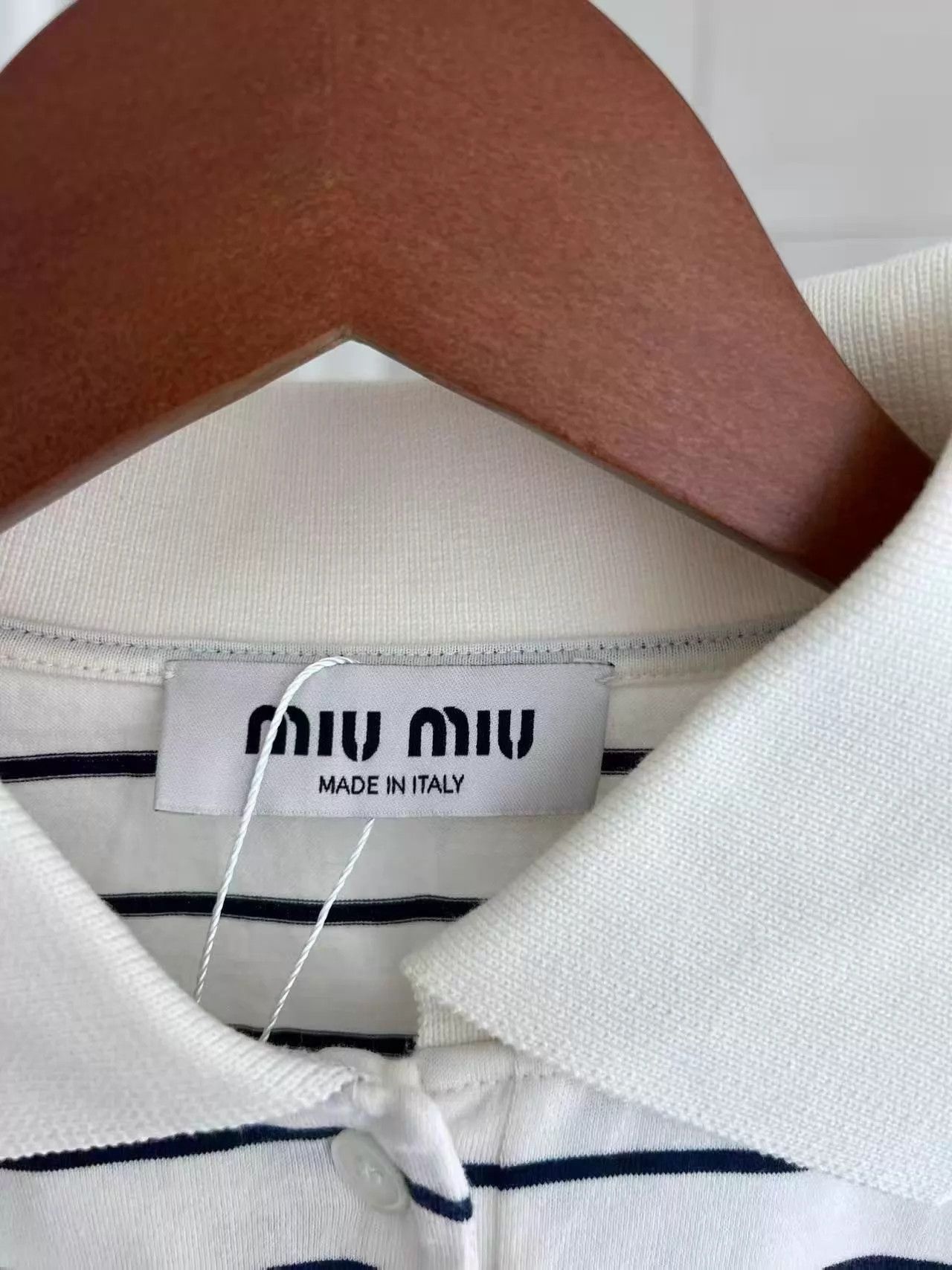 Miu Miu MIU MIU Striped Polo Long Sleeve M Size M / US 6-8 / IT 42-44 - 6 Thumbnail