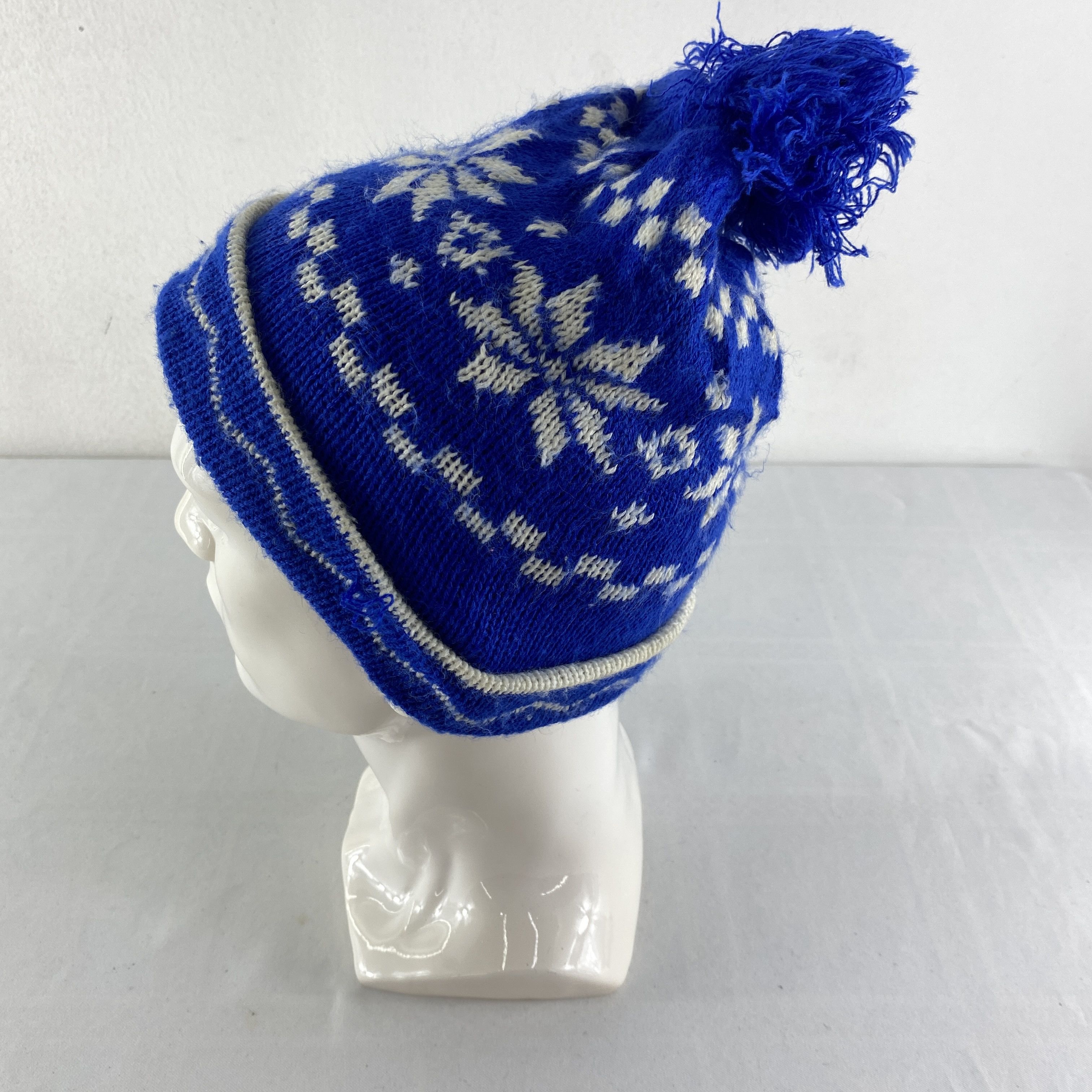 Japanese Brand Geometric Art Snow Cap Hat Beanie -BN643 Size ONE SIZE - 1 Thumbnail